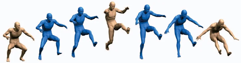 Key Frame Animation (Anon. N/A. Multiresolution Mean Shift Clustering Algorithm for Shape Interpolation. IEEE Xplore)