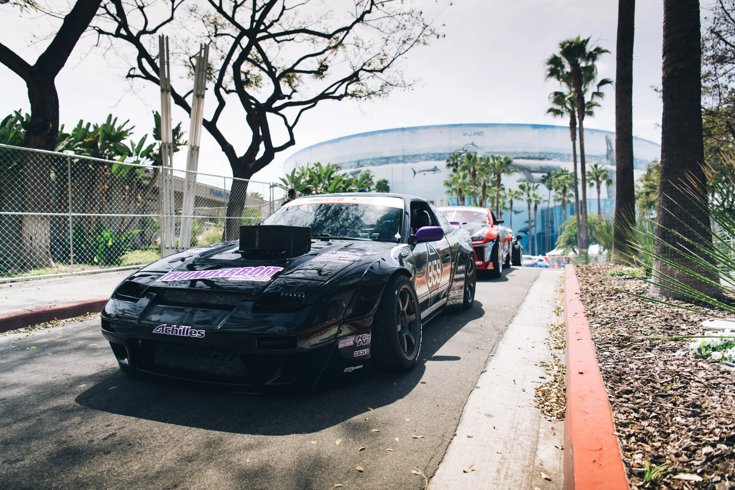 For the first time, we were able to attend Formula Drift’s Media day, a day of ride alongs and practice runs in the name of journalism and publicity. In the four driving sessions, Matt was able to make practice runs while the team was able to get data for this weekend's competition.