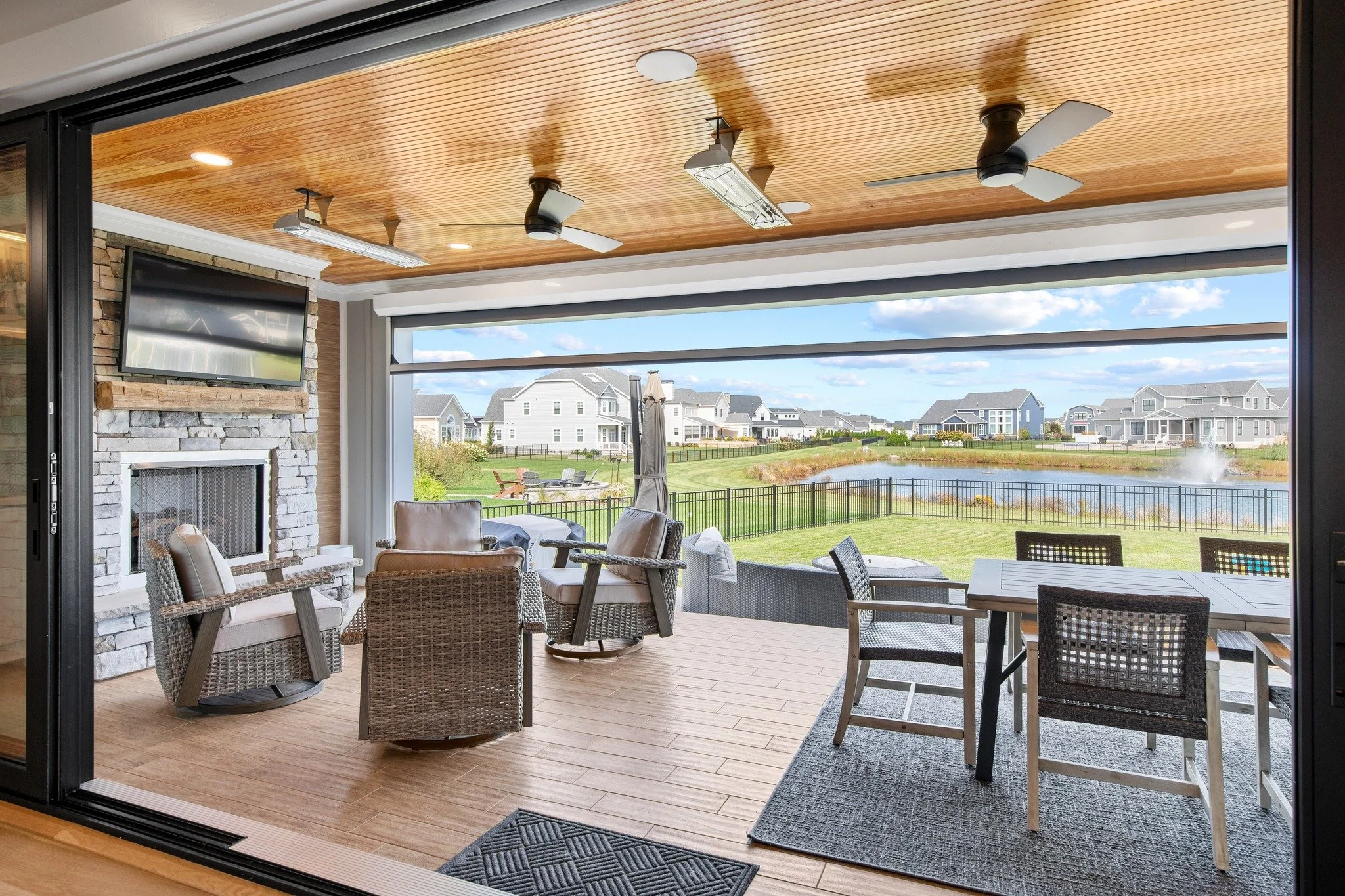 Where cozy mornings meet crisp evenings — this all-weather porch is more than a space, it’s a seasonless escape. Imagine coffee at sunrise and wine under the stars.β¨ Would you unwind here?
 #AtlanticExposure #LuxuryListing #Trusted #RealE