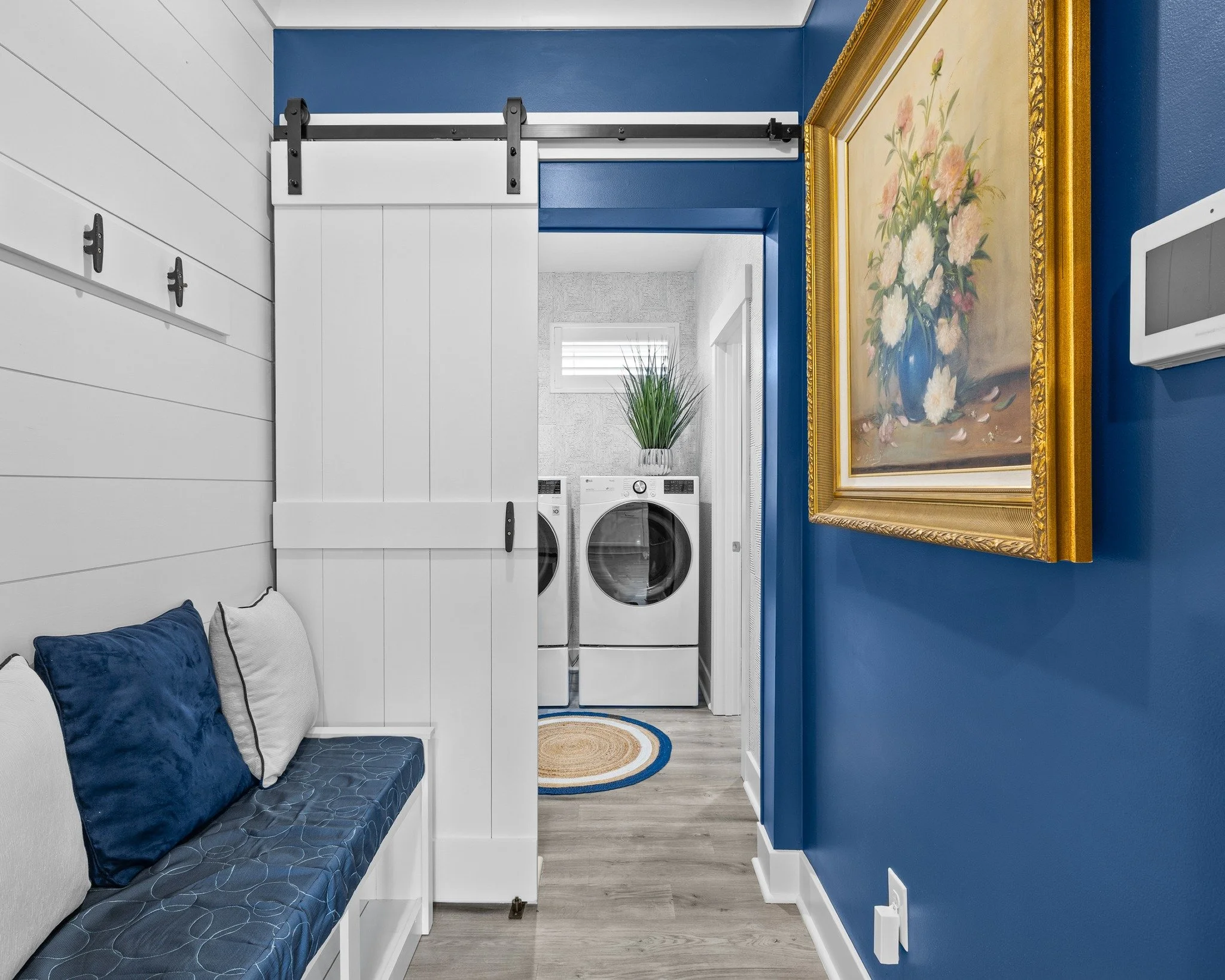 If every laundry room looked like this, we&rsquo;d all be caught up on chores. 😉 Loving the coastal calm that carries from the mudroom right through this space.
 #CoastalLiving #RealEstatePhotography #AtlanticExposure #interiors #interiorsdesign