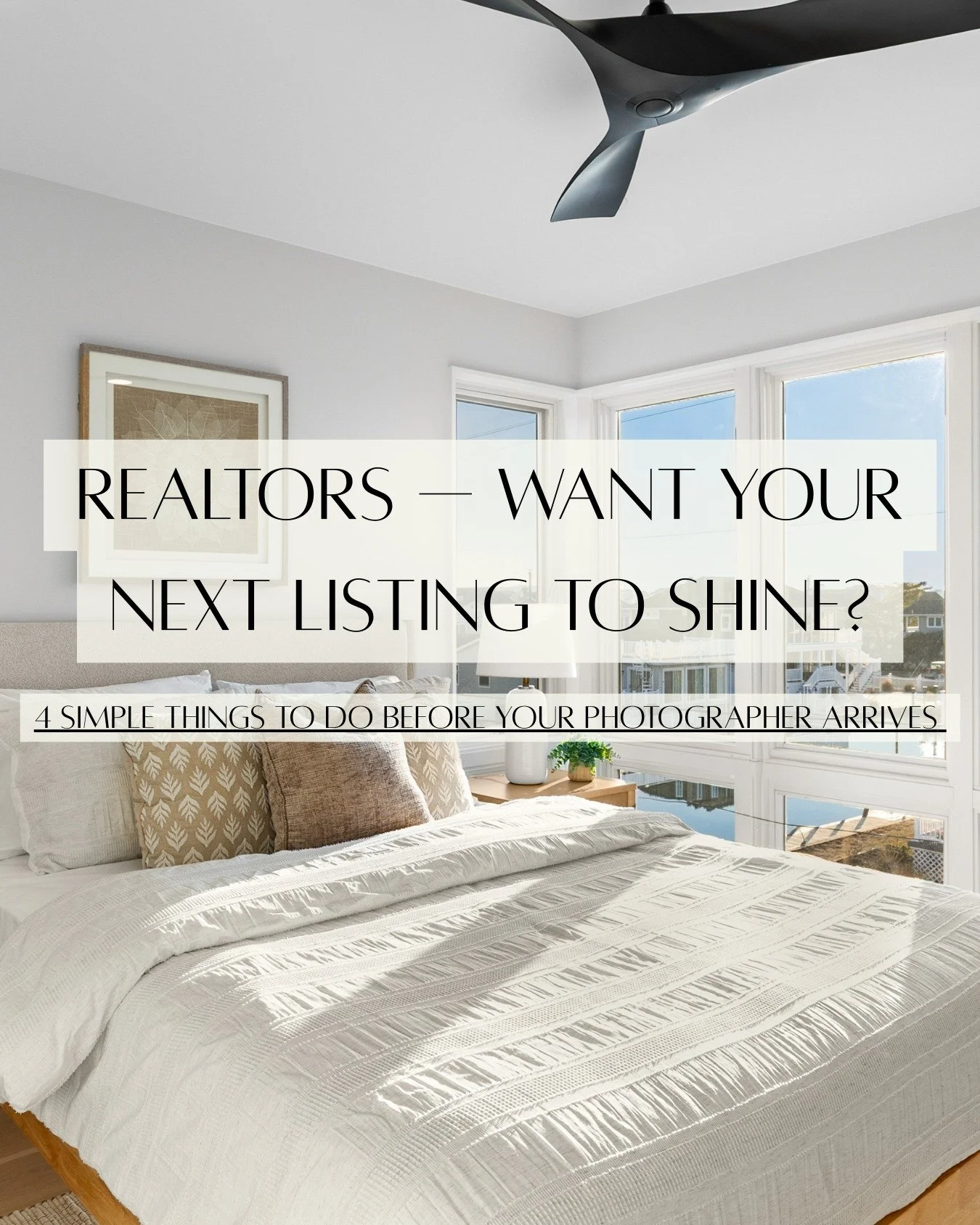 Your photos are only as strong as the prep before we arrive.
The best listing shoots happen when we work as a team &mdash; a little intention beforehand makes a big difference in how the home shows online.
Clean driveways. Cleared counters. Lights on