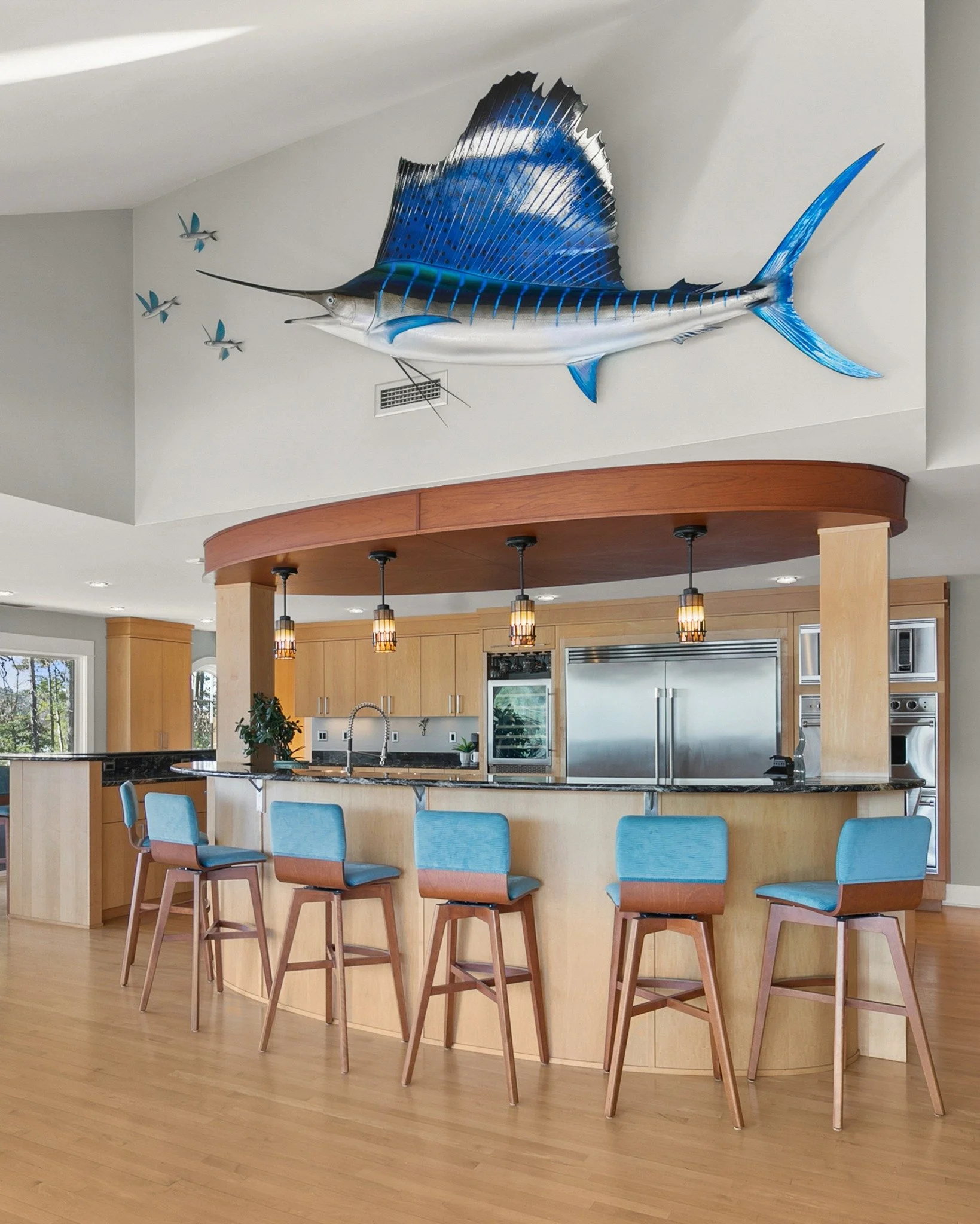 And then&hellip; the heart of the home reveals itself.
An island made for gathering &mdash; where conversations linger, glasses clink, and dinners are meant to be shared.
From here, the space opens effortlessly&hellip; flowing into dining and living,