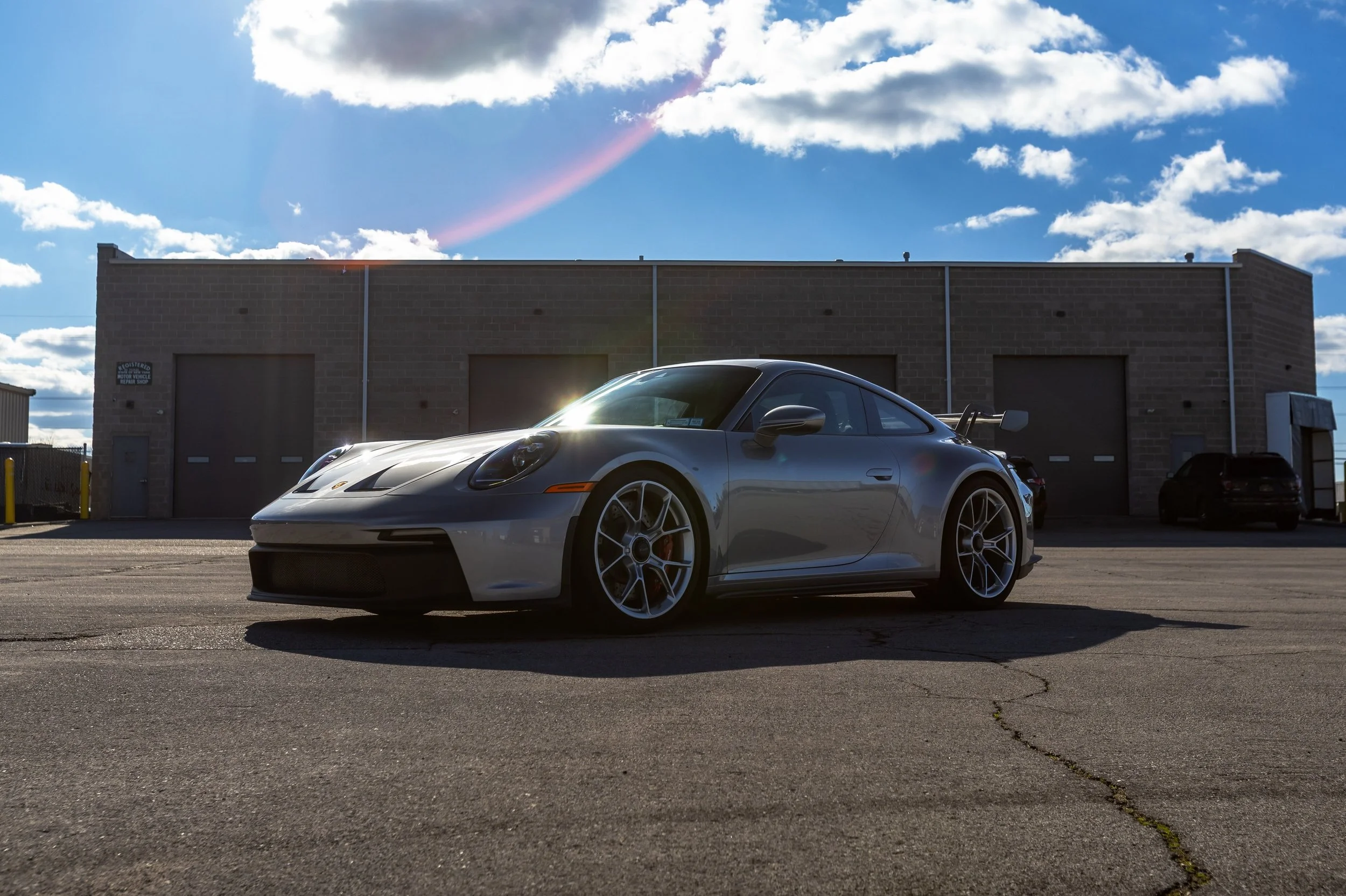 Available now 🔥
2022 Porsche 992 911 GT3 &mdash; manual transmission with just 3,300 miles. Finished in GT Silver Metallic over a sleek black interior. One-owner, clean Carfax, clean title. Equipped with front axle lift, BOSE surround sound, and all