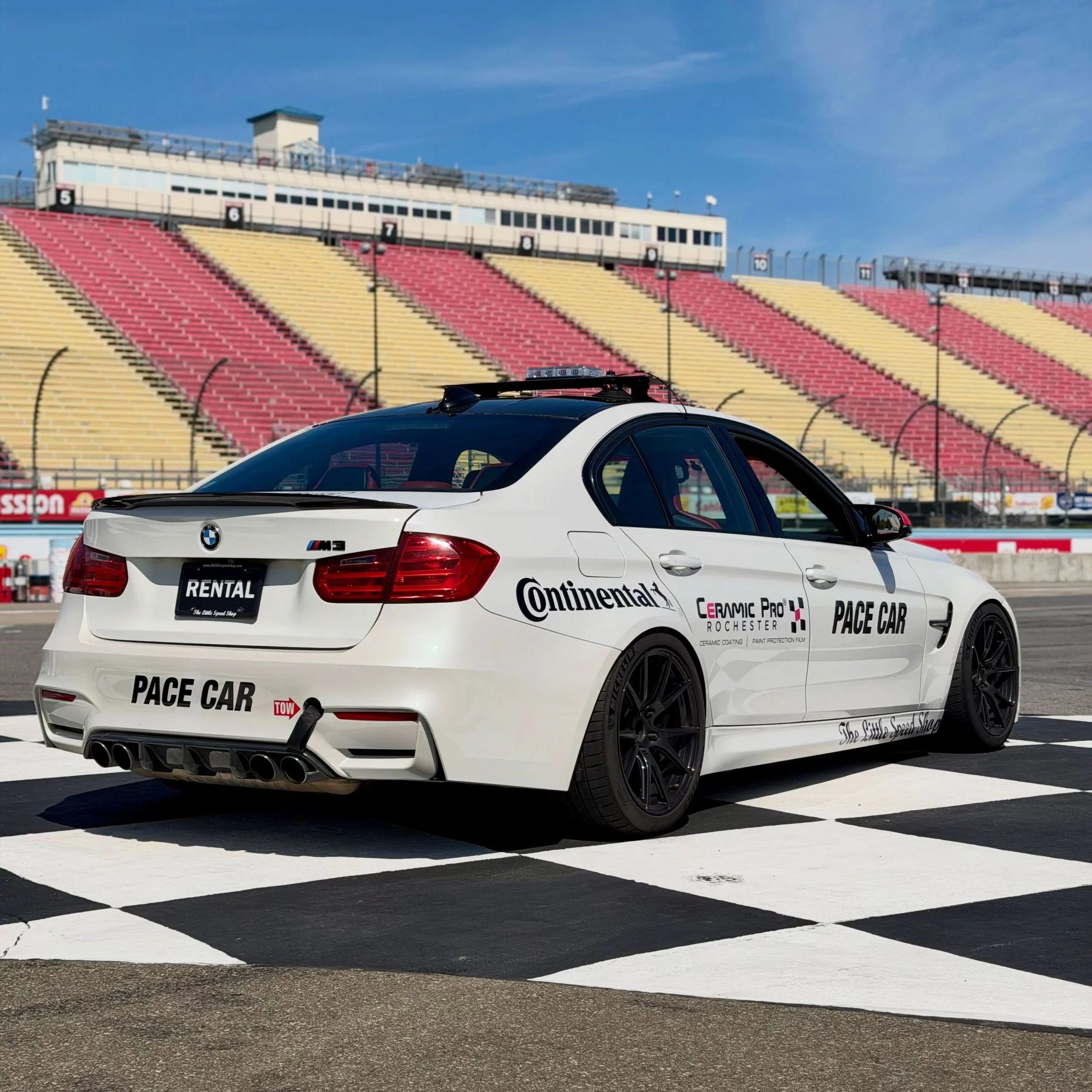 TLSS Pace Car on point today for the @bmwccaclubracing @gvcbmwcca @wgi1948