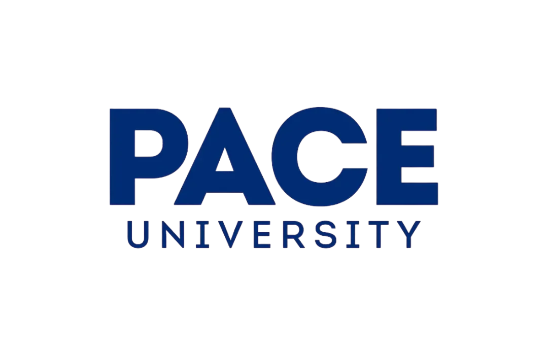 Pace University logo with a graduation cap above the university name.