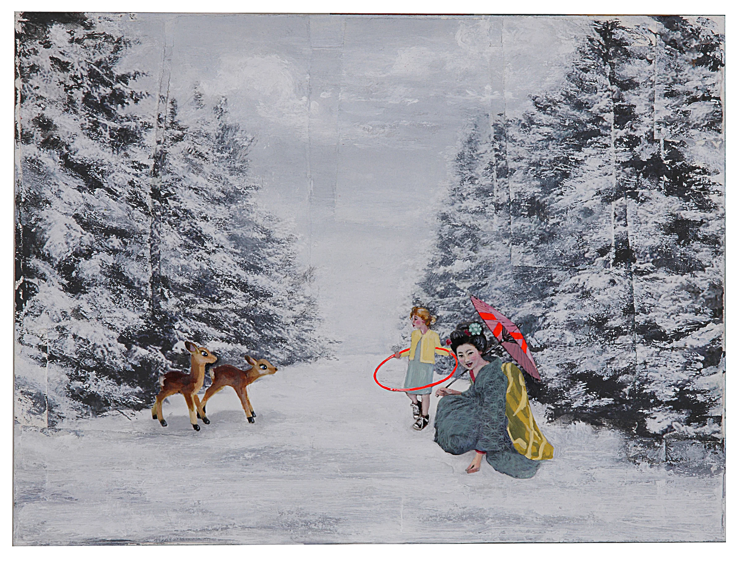 Geisha, Deer, and Hula Hoop