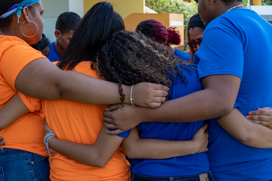 A moving end to a communications class in Caimito