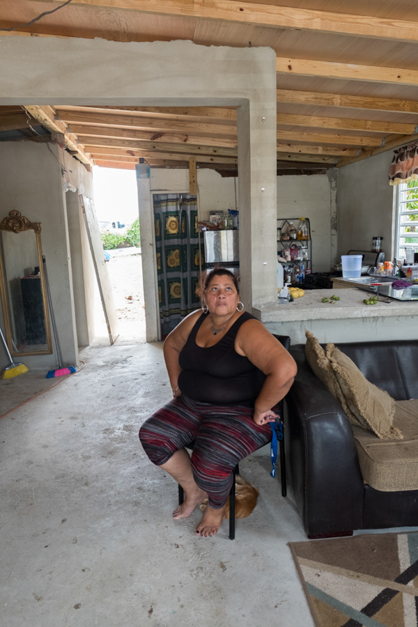 Community assistance to those still suffering from Hurricane Maria one year later...this family lost the roof of their home which is still not repaired.