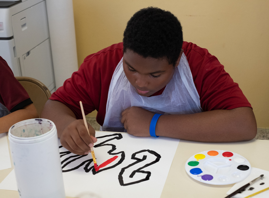 A cooperative art project with a local museum in Ponce.