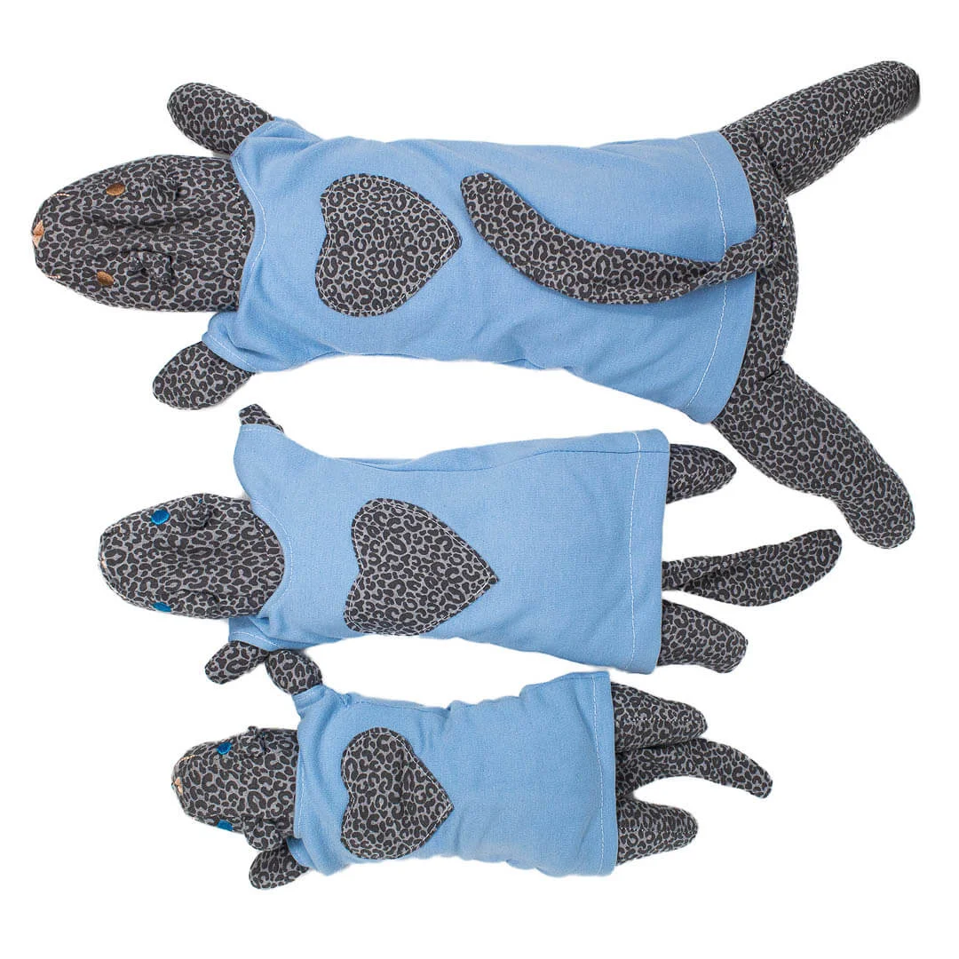 Cojín con forma de leopardo Familia Herbal
