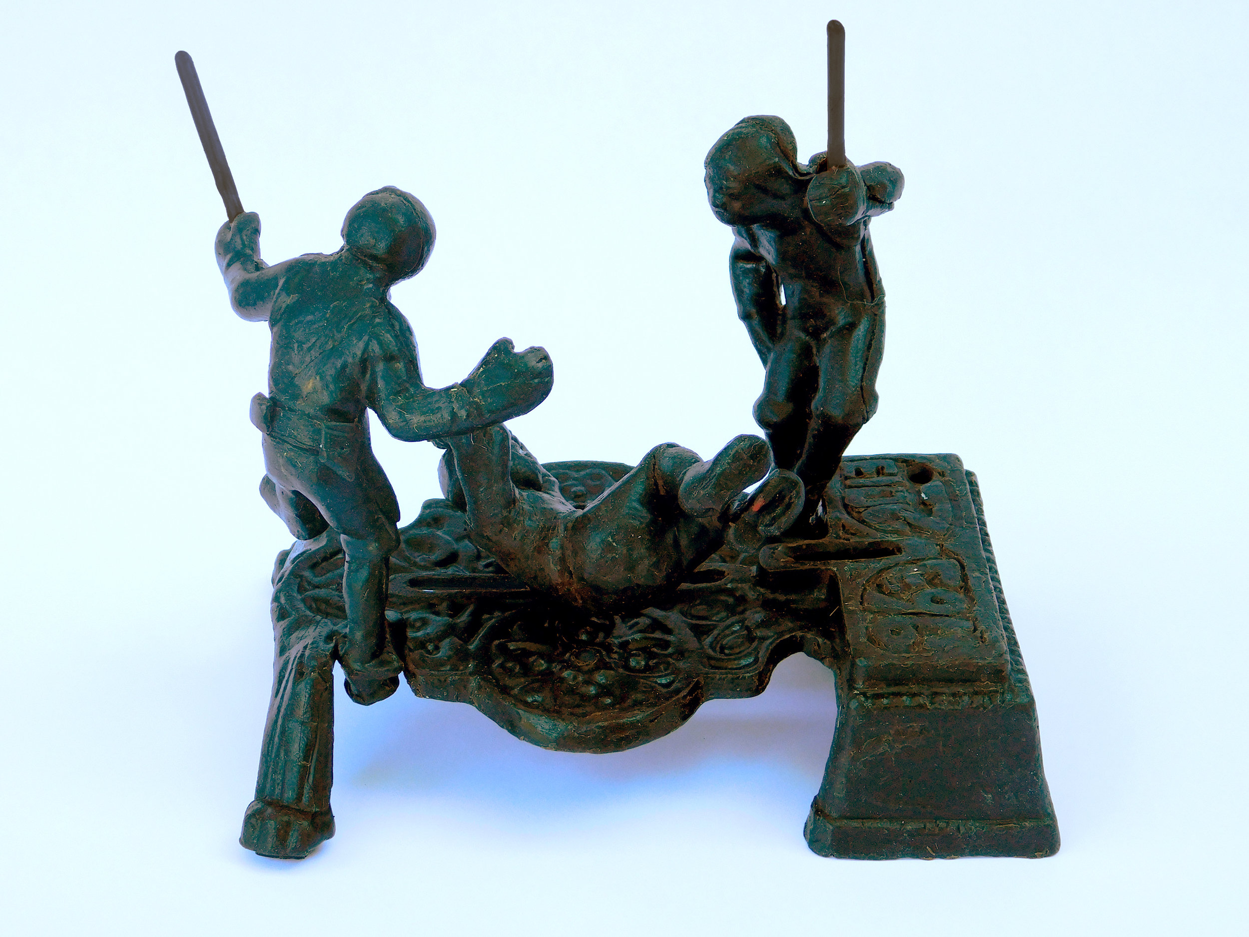 Recreated Antique Coin Bank (Stomp The Protester)