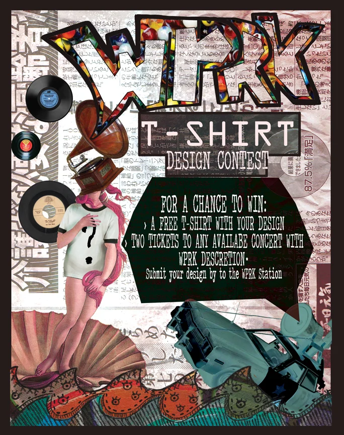  WPRK 91.5 FM T-Shirt Design Contest Poster 