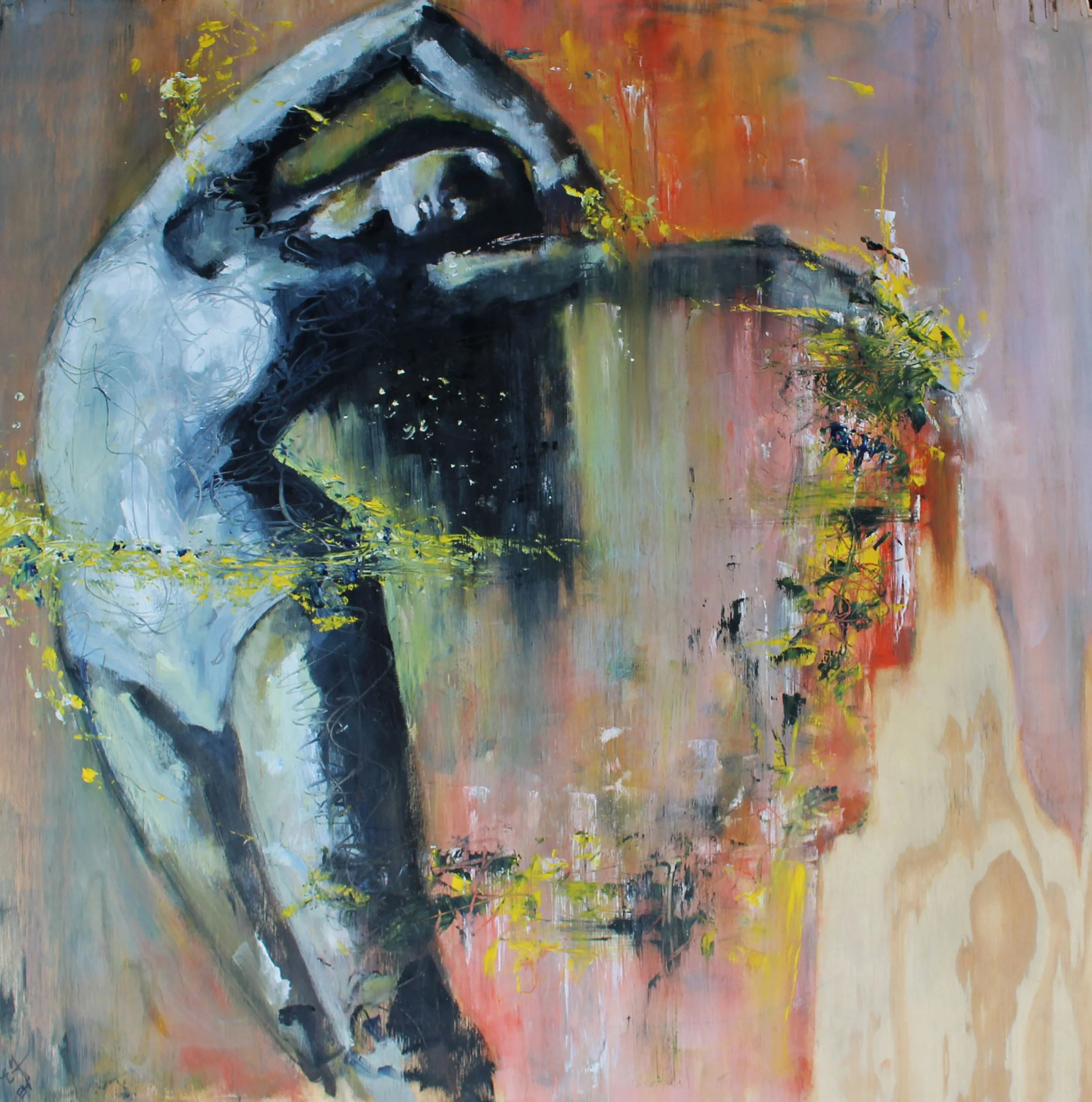  Oil on Wood • 24" x 24" 