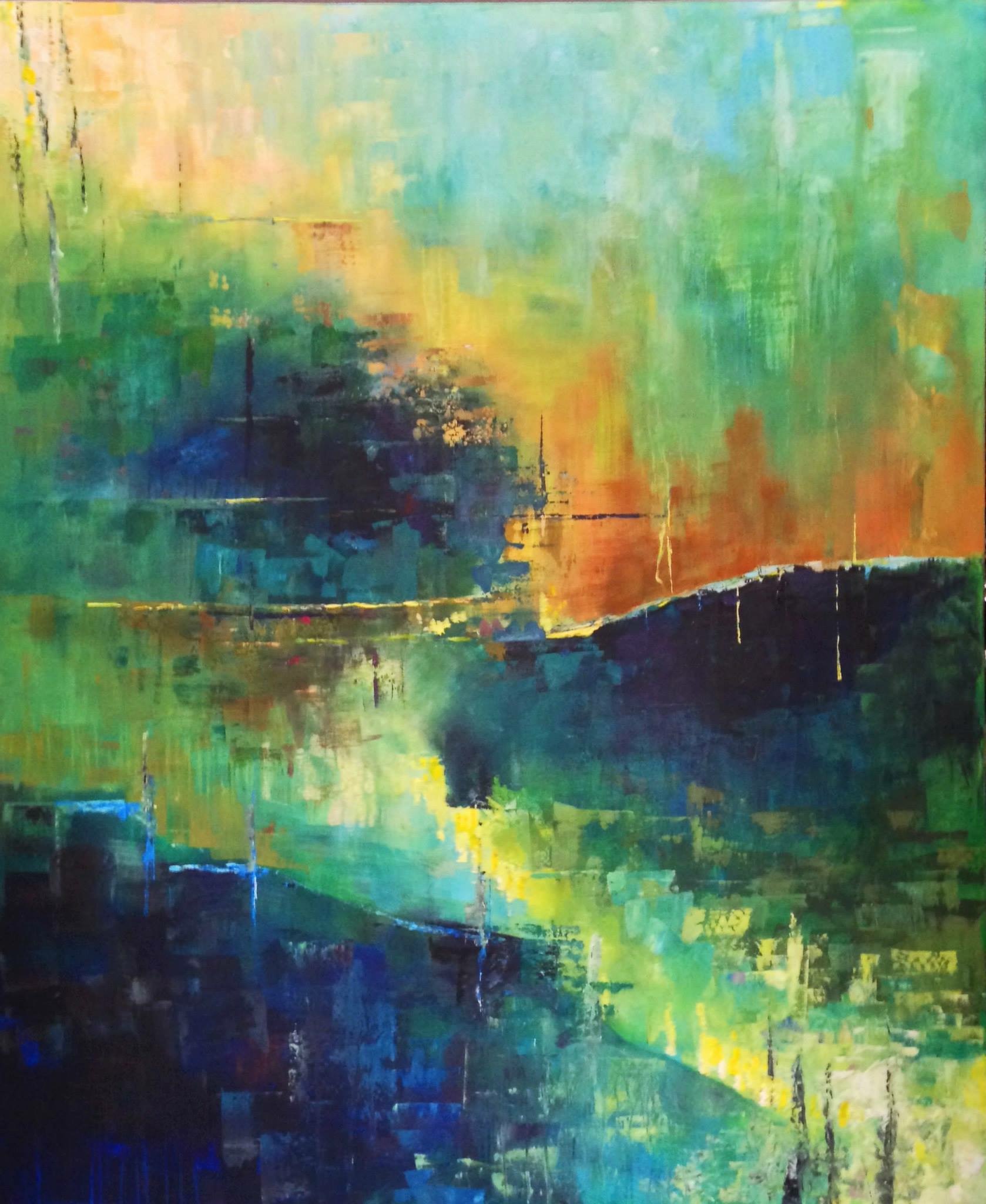  Acrylic on Canvas • 60" x 72" 