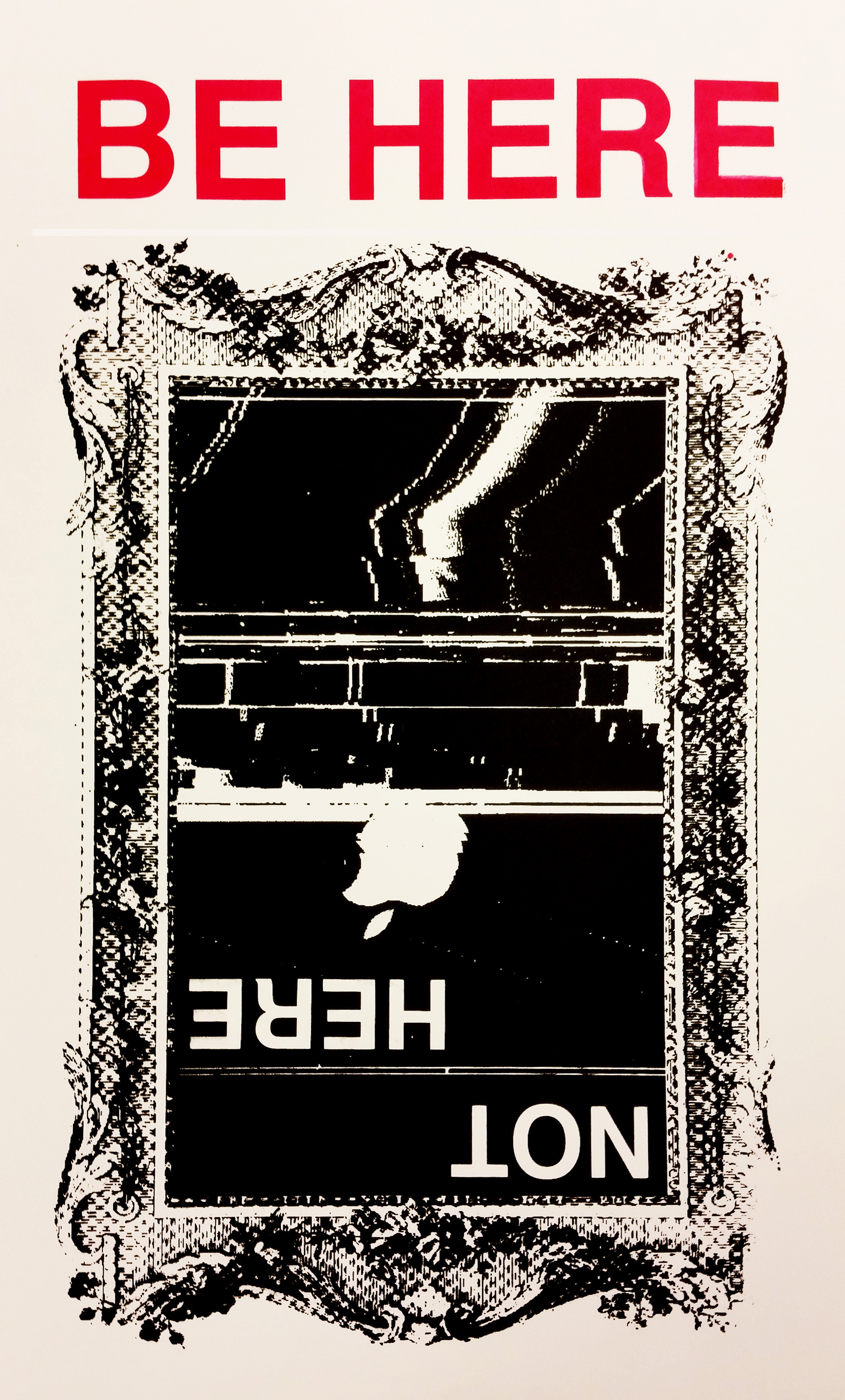  Screen Print on Paper • 8.9" x 15.25" 