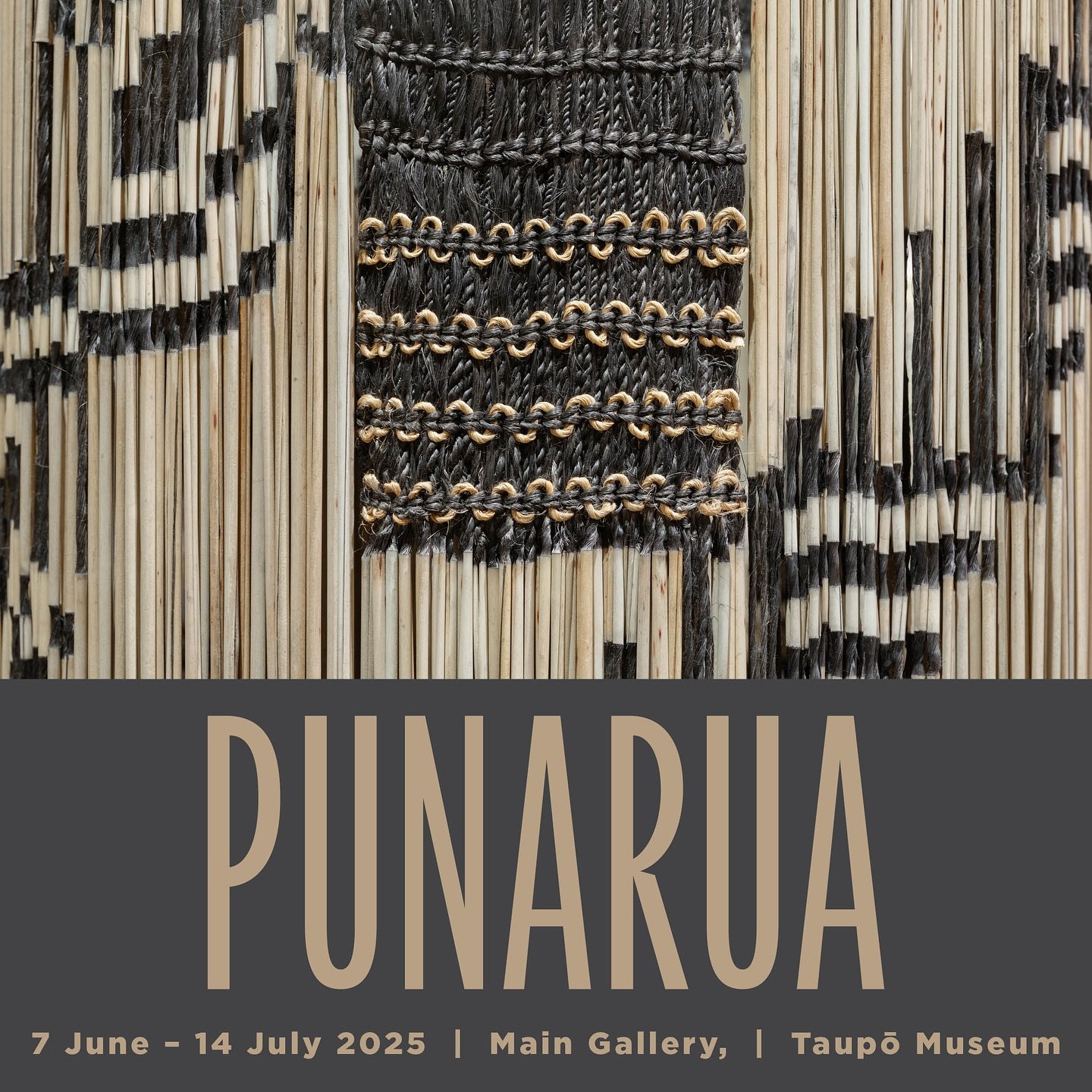 We are proud to announce that our Tāonga @paehoro_konui @meraaniahcp @_manu20_ Punarua, will be exhibited at the Taupō Museum from June 7 to July 14, 2025.

This work honours the legacy of Koro Te Kanawa Pitiroi, an esteemed leader of Ngāti Tūwhareto