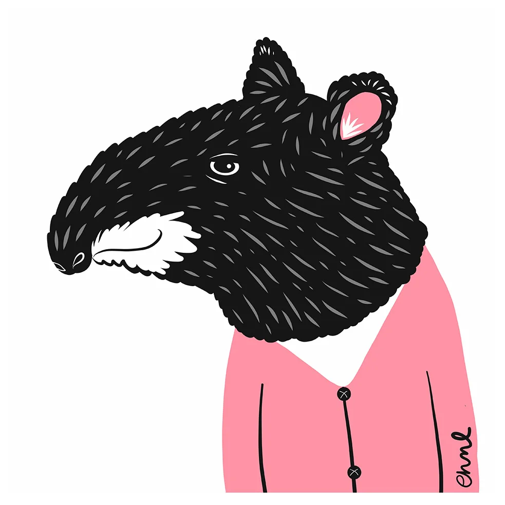 Mountain Tapir (Real and Endangered Series, 2018)