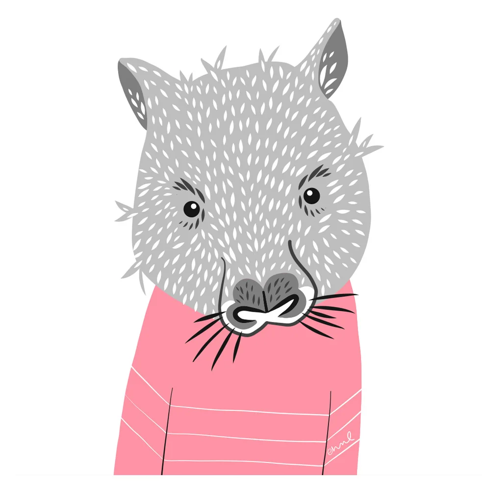 Northern hairy-nosed wombat (Real and Endangered Series, 2018)