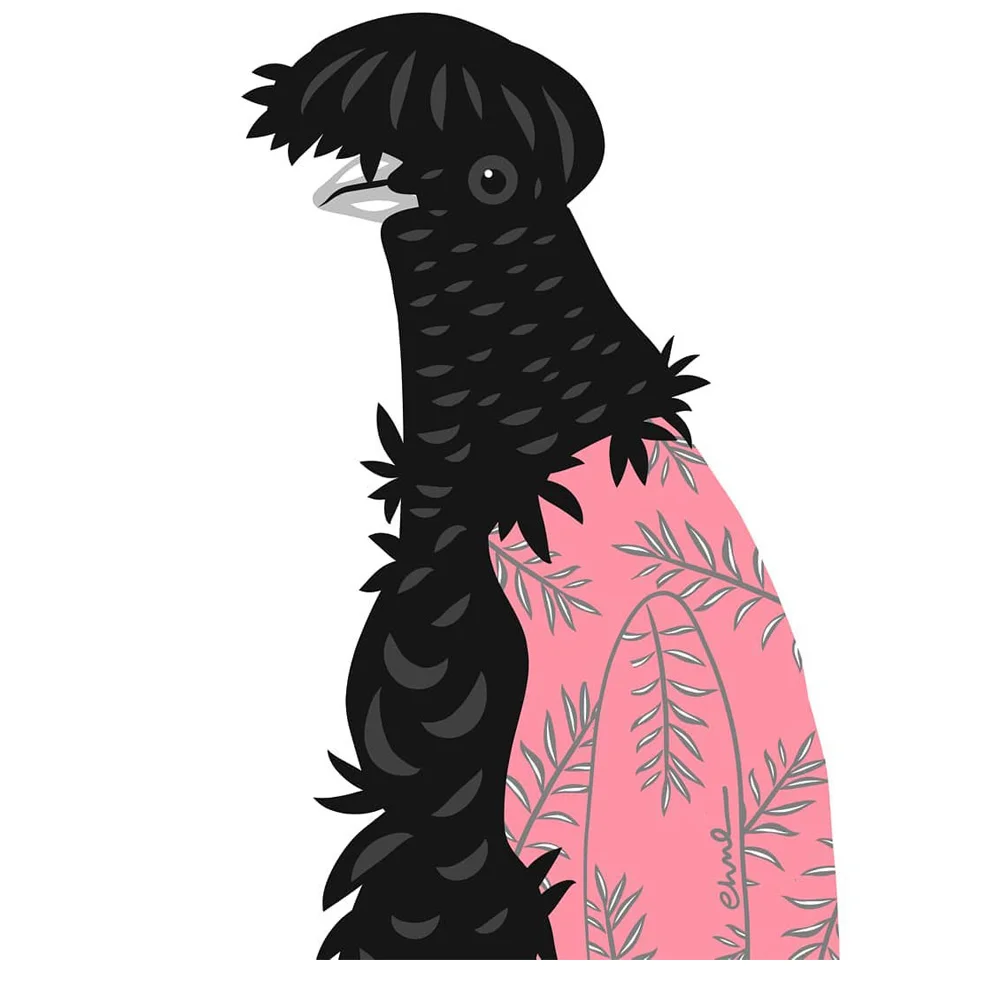 Long-wattled umbrellabird (Real and Endangered Series, 2018)