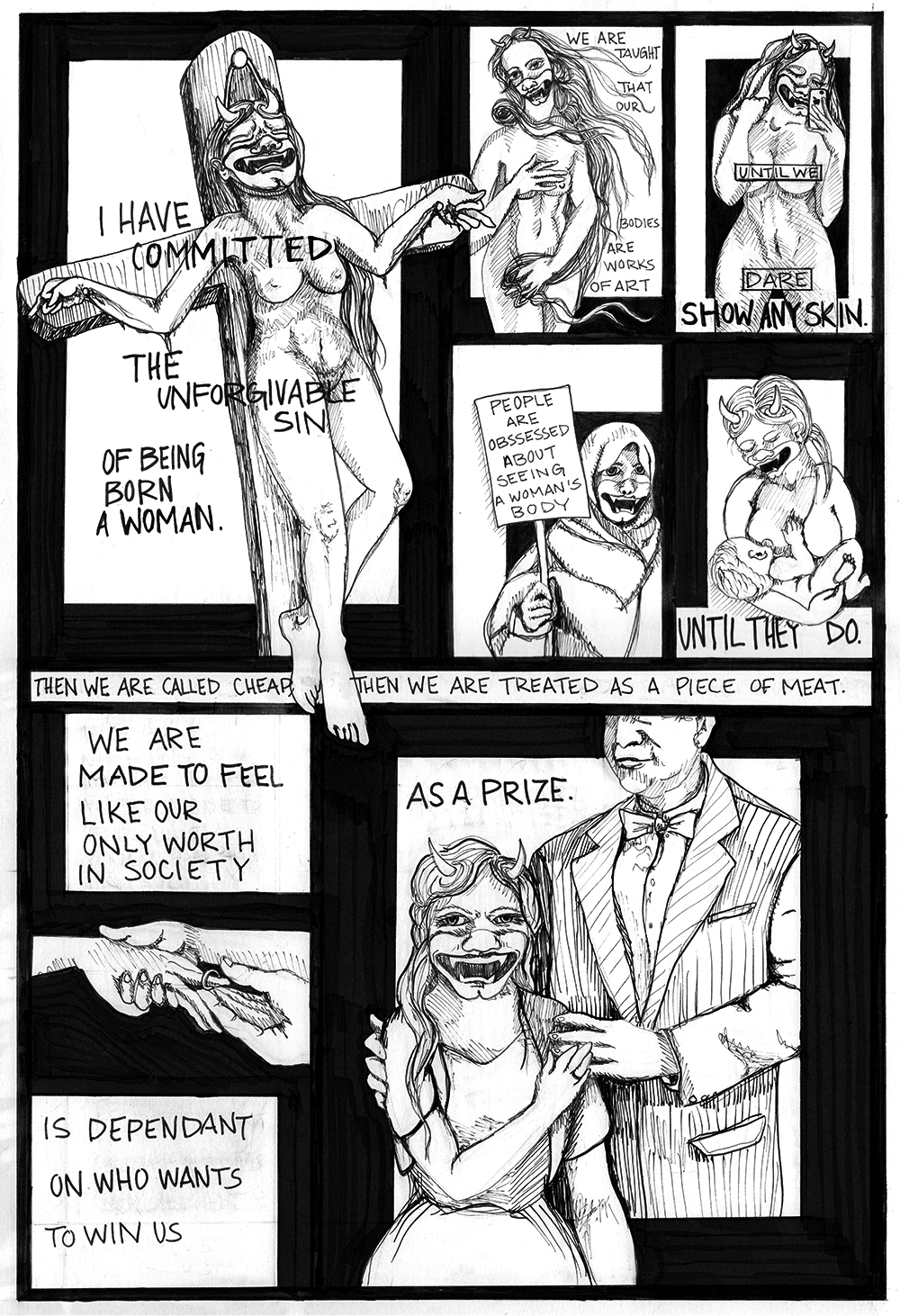 Either way you loose. HannyaGrrrl Episode 3: The Unforgivable Sin By Hanako O'Leary
