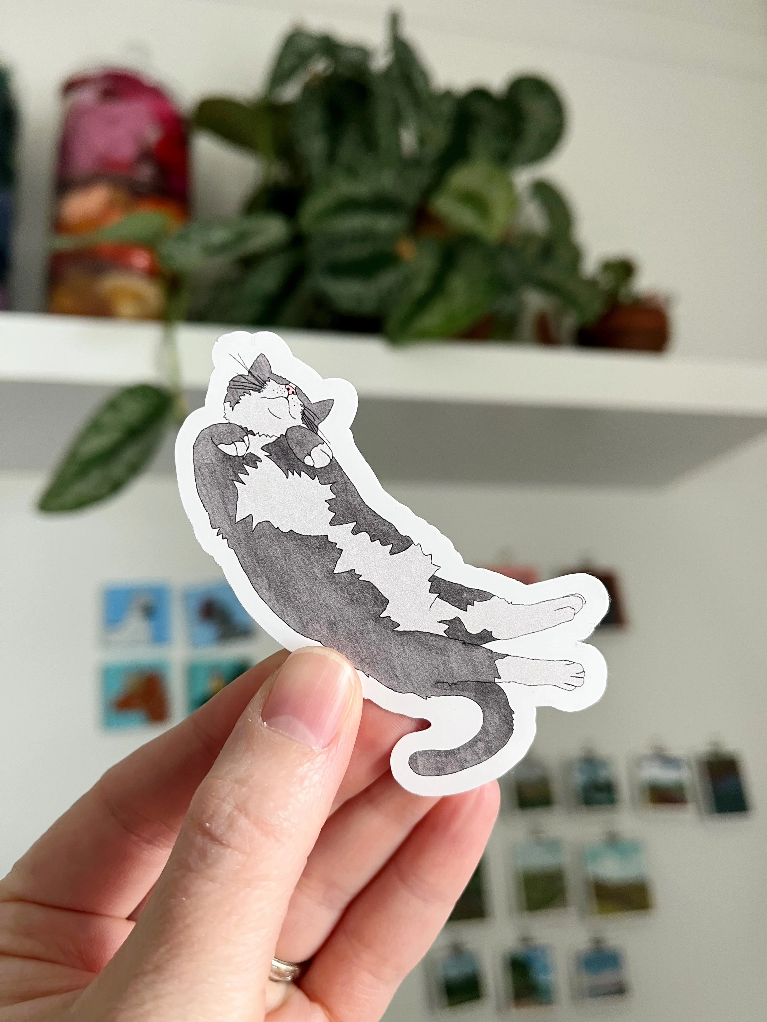 Tuxedo Cat Sticker