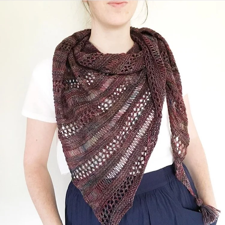 Knit - Stormy Sky Shawl