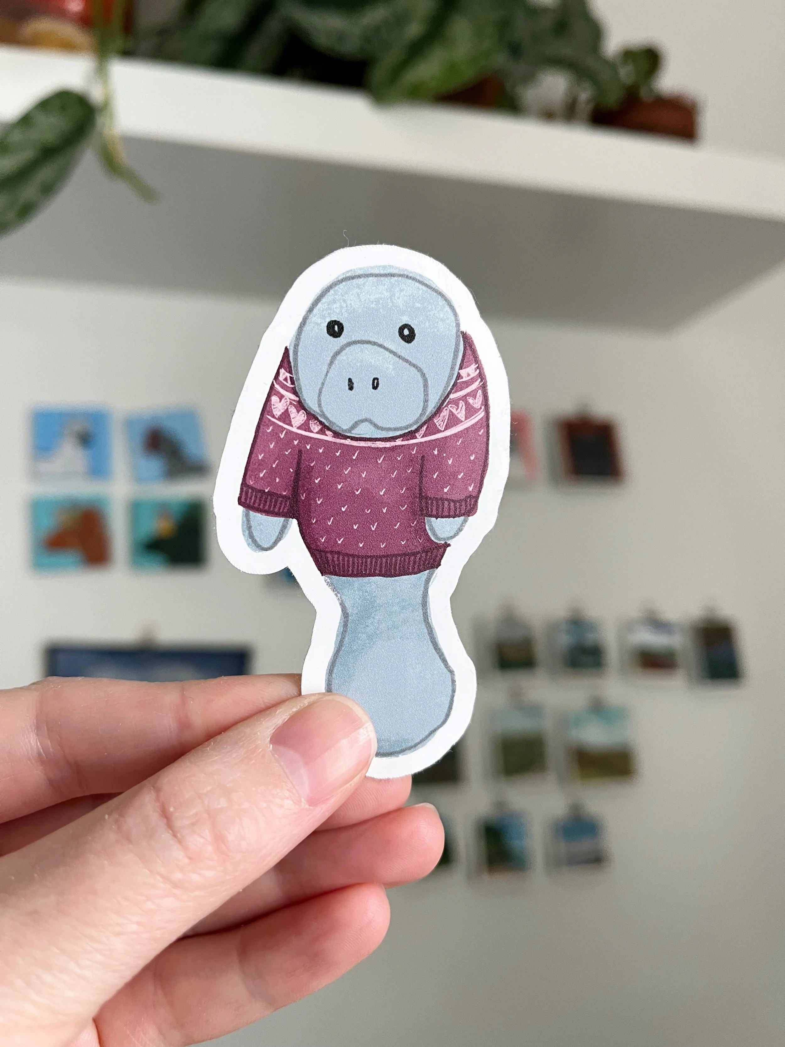 Manatee Sticker