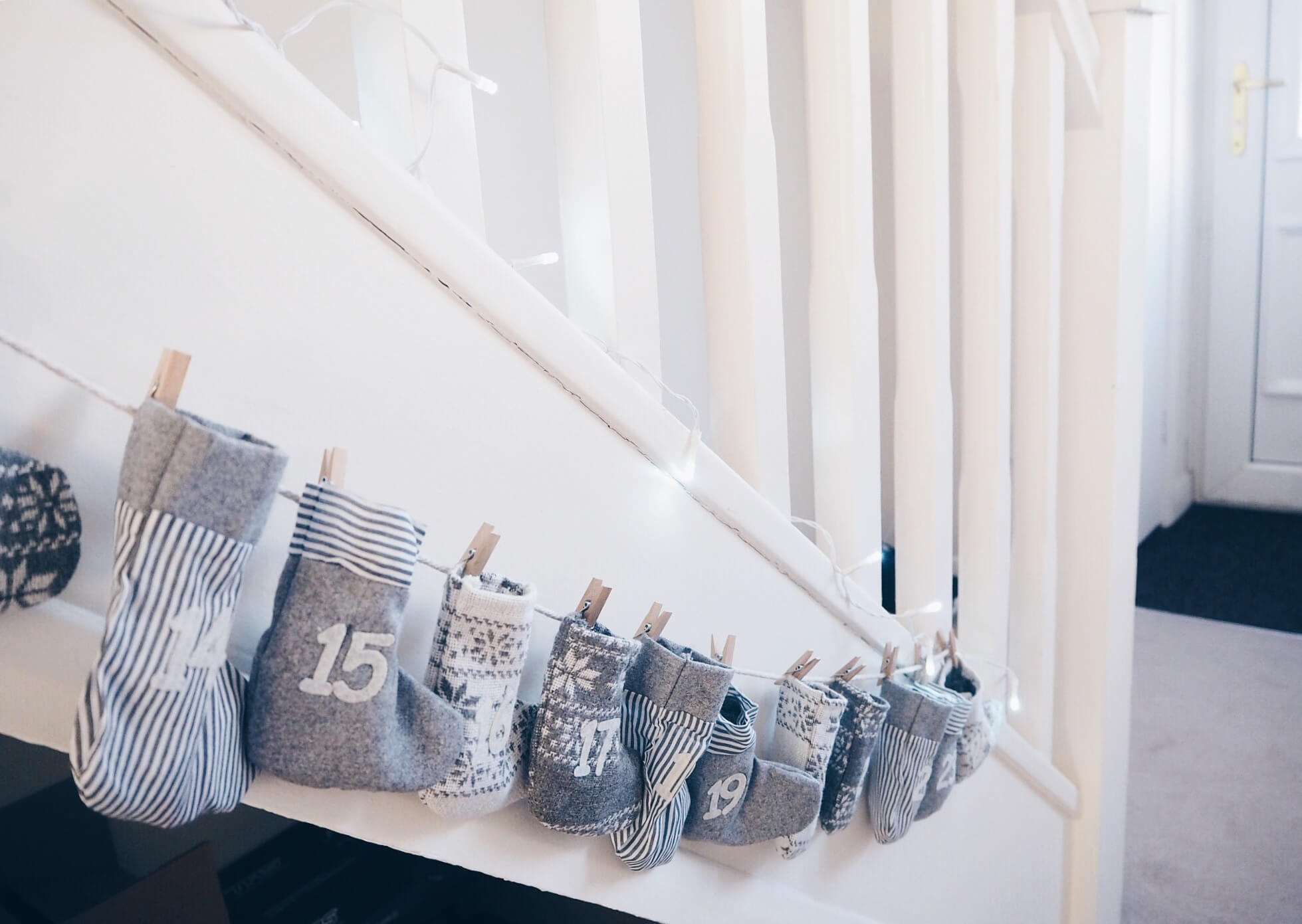 More of my advent socks, they're filled with chocolate!