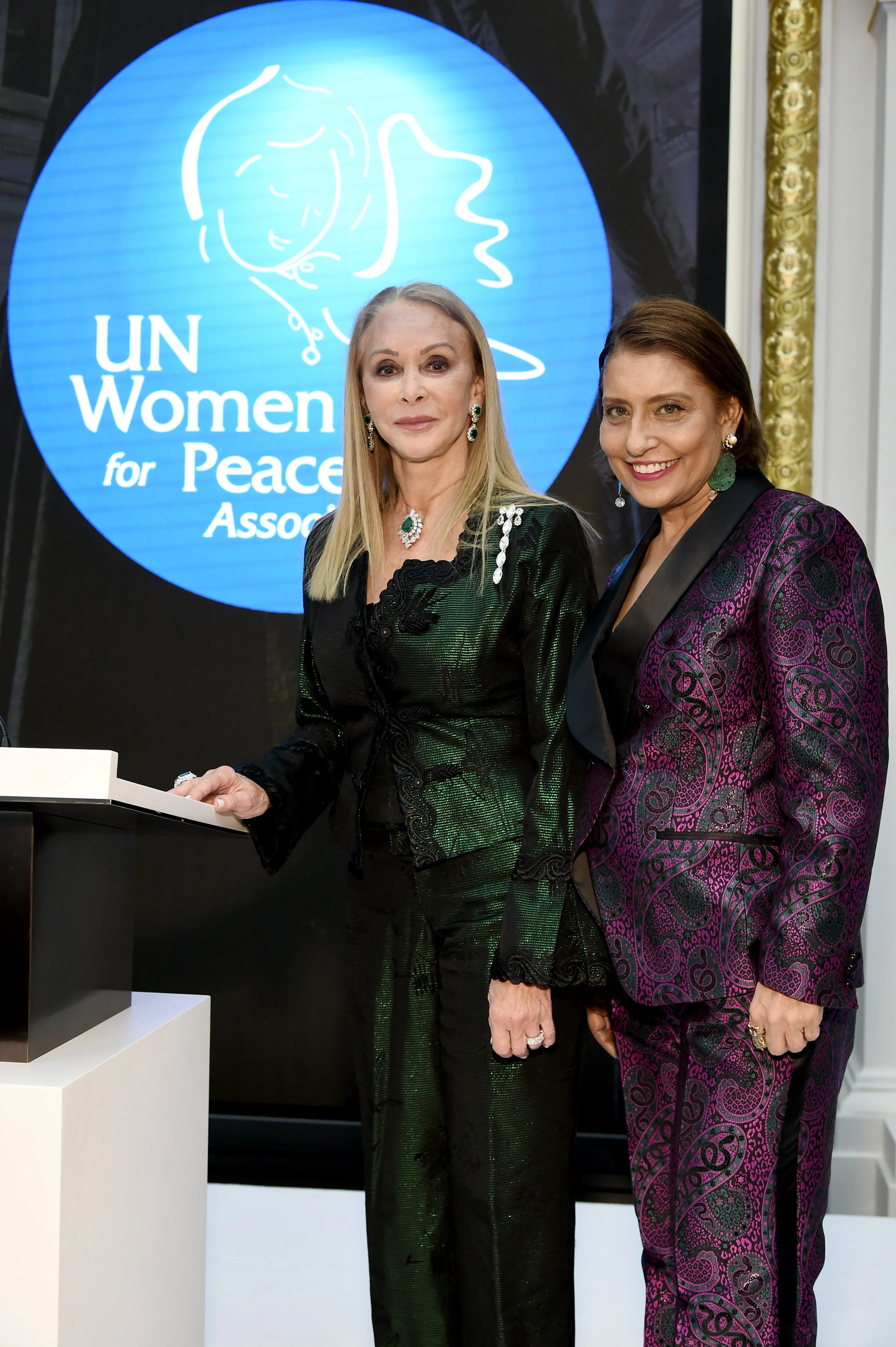 UNWFPA President Barbara Winston & UNWFPA Chair & Founder Dame Muna Rihani Al-Nasser