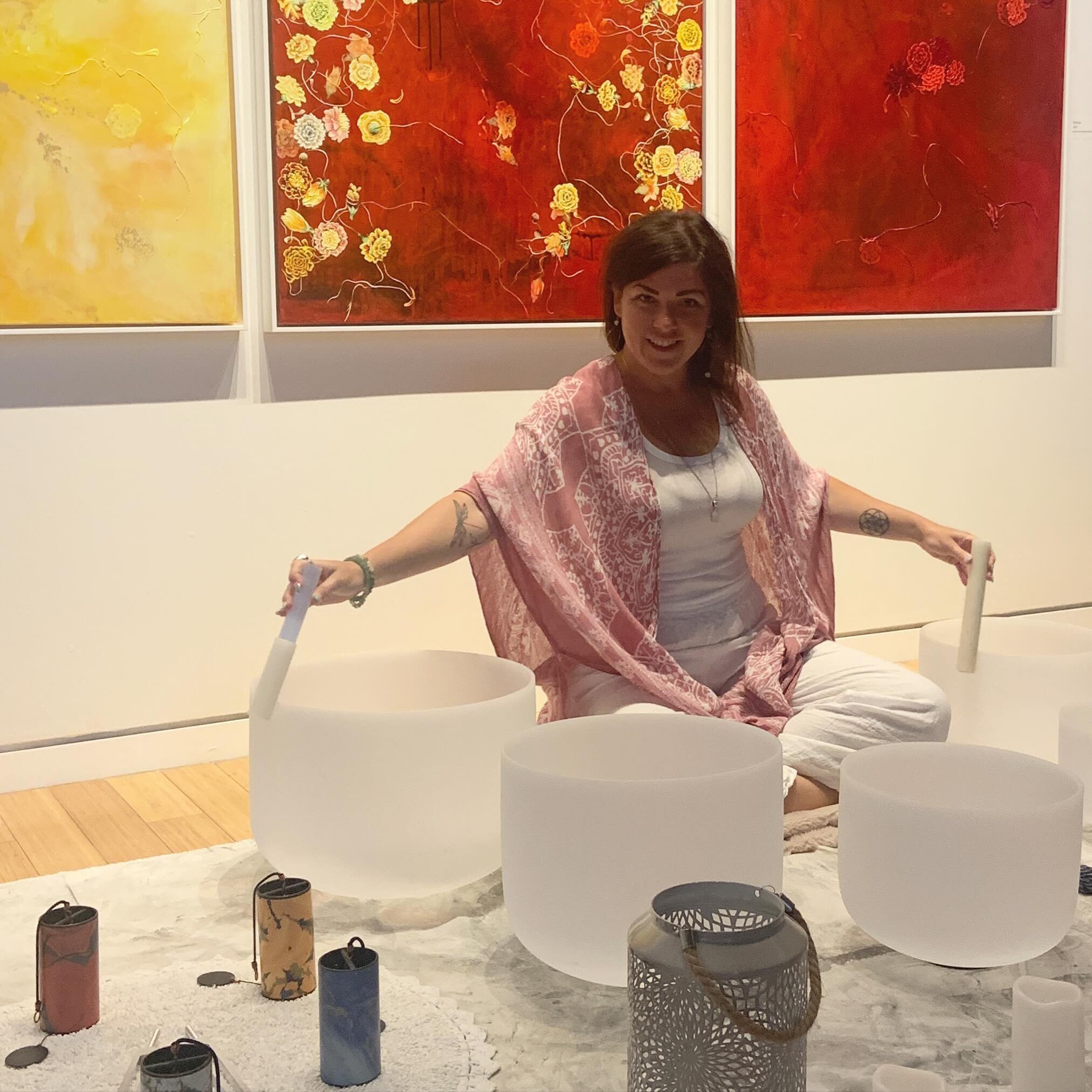 Join me @stationgallery for Gentle Flow + Rest Yoga this morning at 10:30am and then for 2 hours of meditative soundscapes at their Sampler Sunday event, 1:00 - 3:00pm, a free drop-in event to sample adult art programs! 

Come try out pottery, waterc