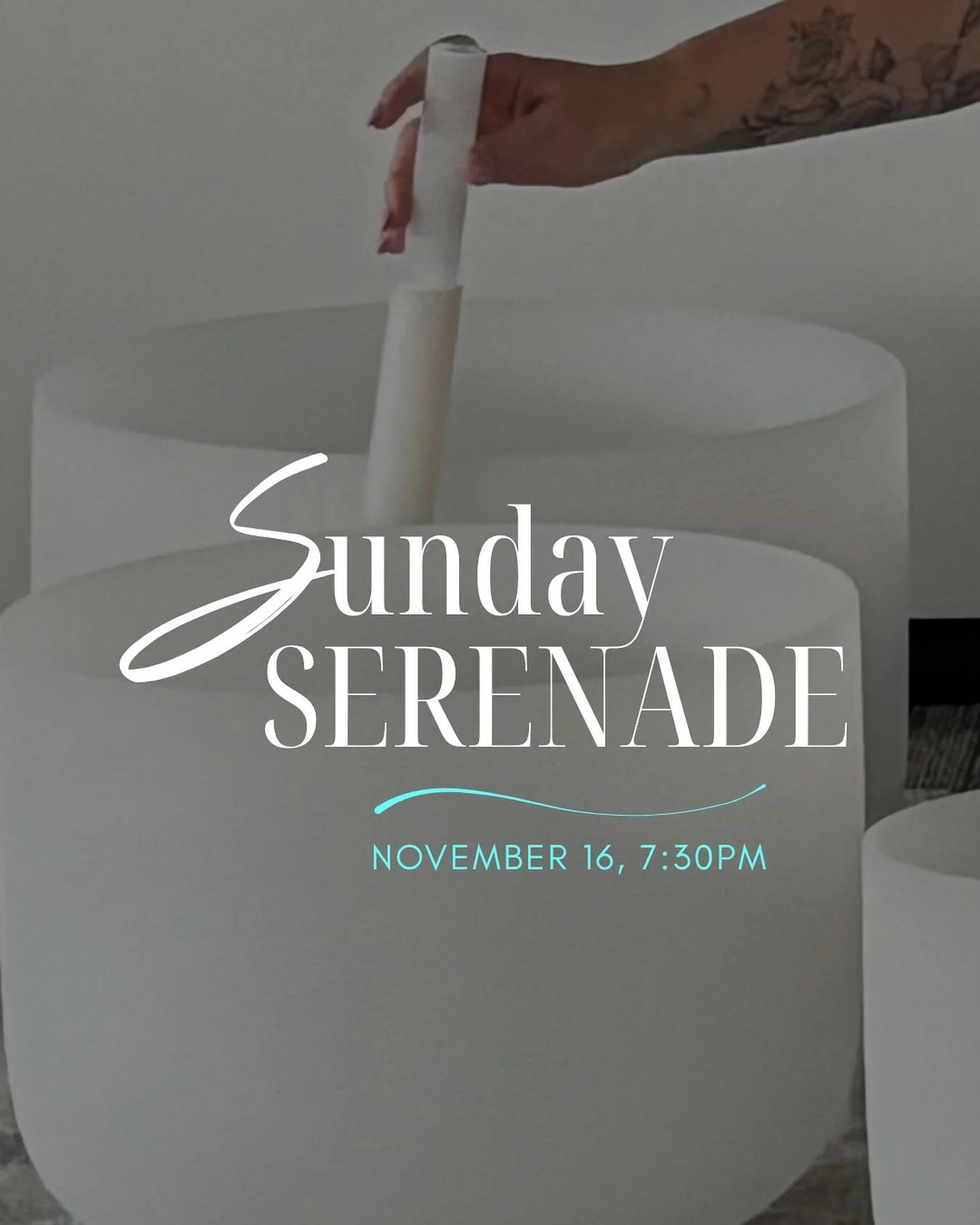 🌙 Sunday Serenade ~ Virtual Sound Bath Experience ✨

Come rest in stillness, bathed in sounds and silence
from the comfort of your own home.
 Let the tones of crystal singing bowls
Himalayan bowls, chimes and gong soften your edges, quiet your thoug