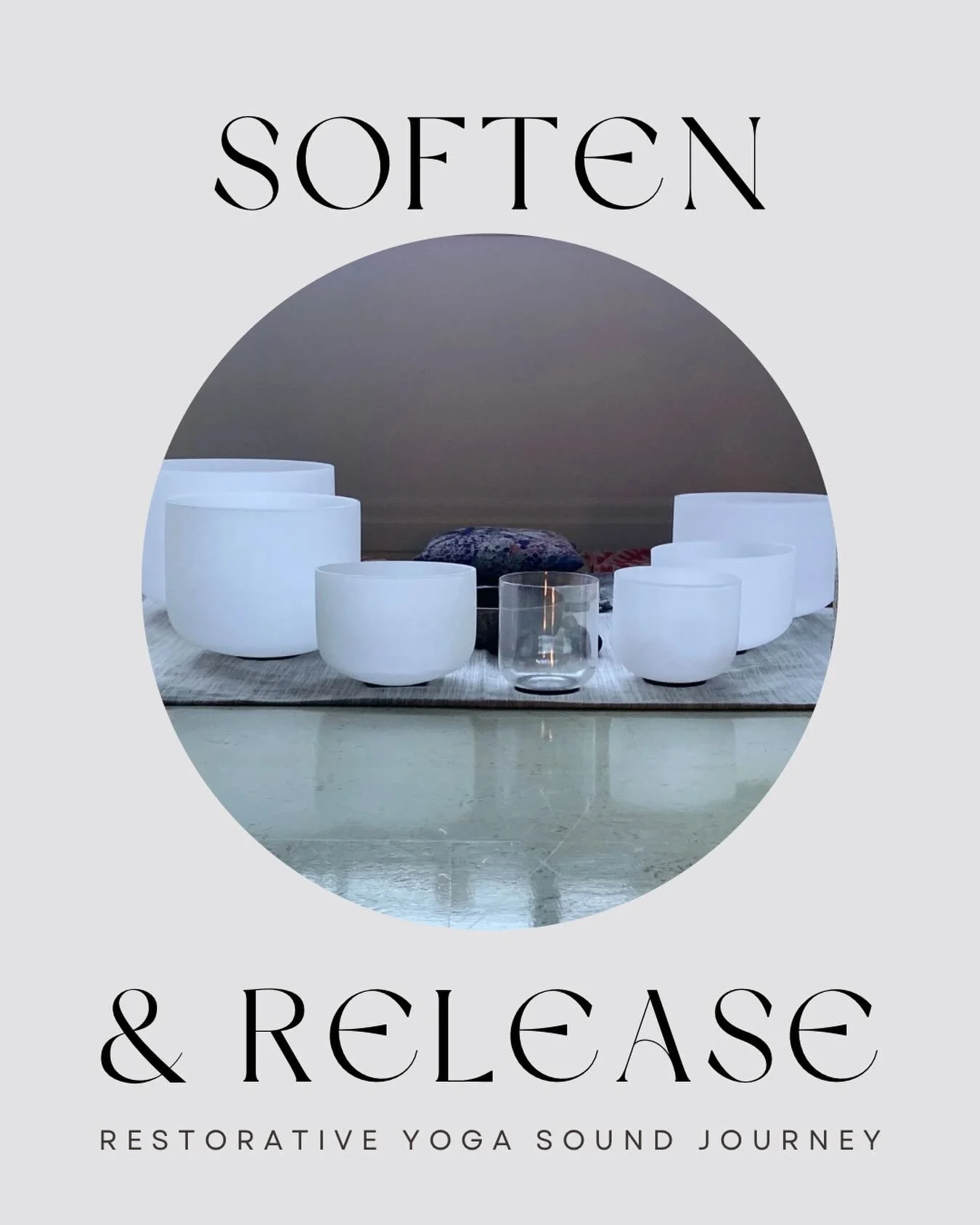 Join @pilatestheresa and I for an exclusive event in Whitby - Soften &amp; Release ~ Restorative Yoga Sound Journey

Enter a sanctuary of stillness where time slows and the nervous system gently unwinds. This restorative yoga and sound bath experienc