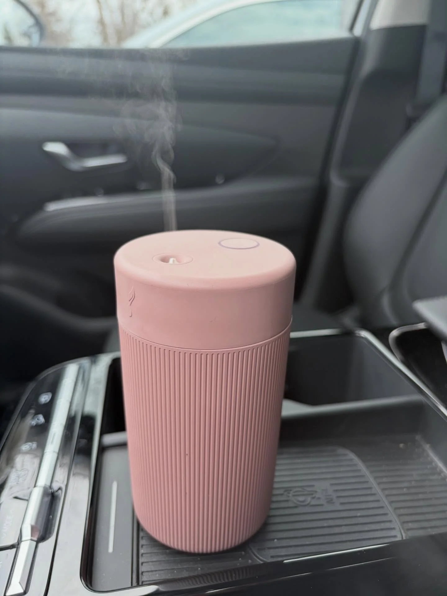 Perfect new accessory for my new ride - wireless portable diffuser - diffusing purification + joy to get rid of the new car smell! @younglivingcanada