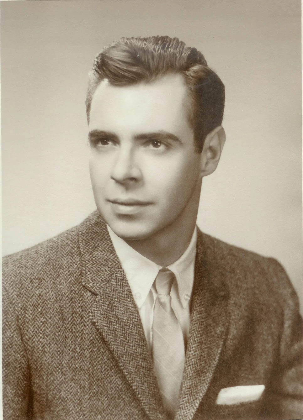 The author at 25 upon his graduation from Marquette University.