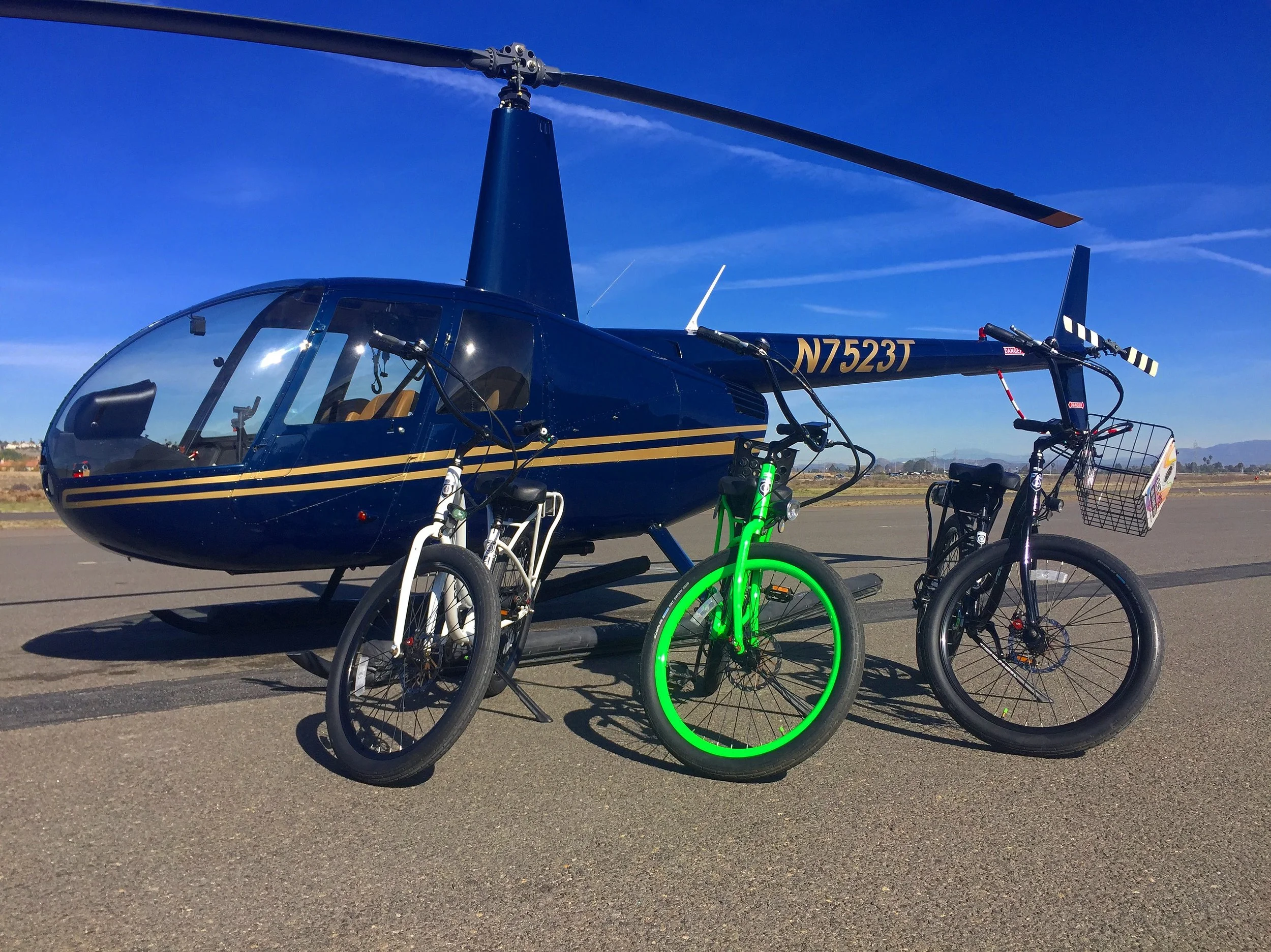Bike and Helicopter Ride San Diego