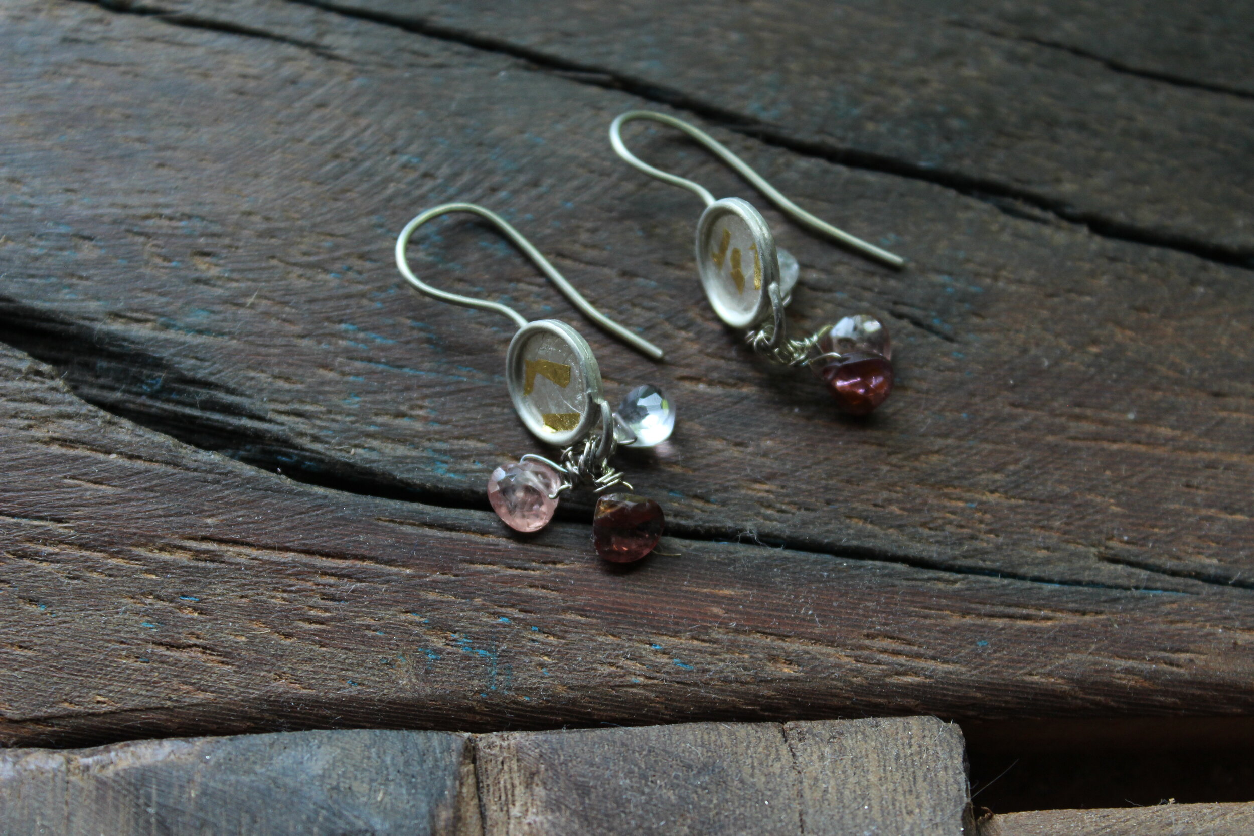 Keum-boo Multi-Colored Spinel Dangle Earrings — Chrissi Harmon Jewelry