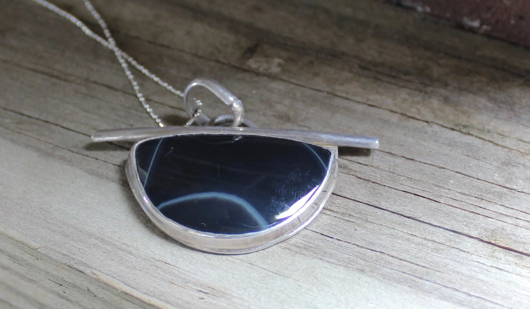 Spiderweb Obsidian Necklace — Chrissi Harmon Jewelry
