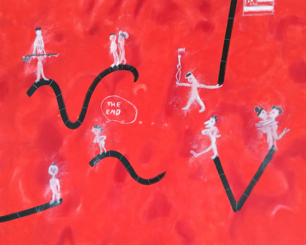 The End (2010), 24 x 30 in, oil on canvas