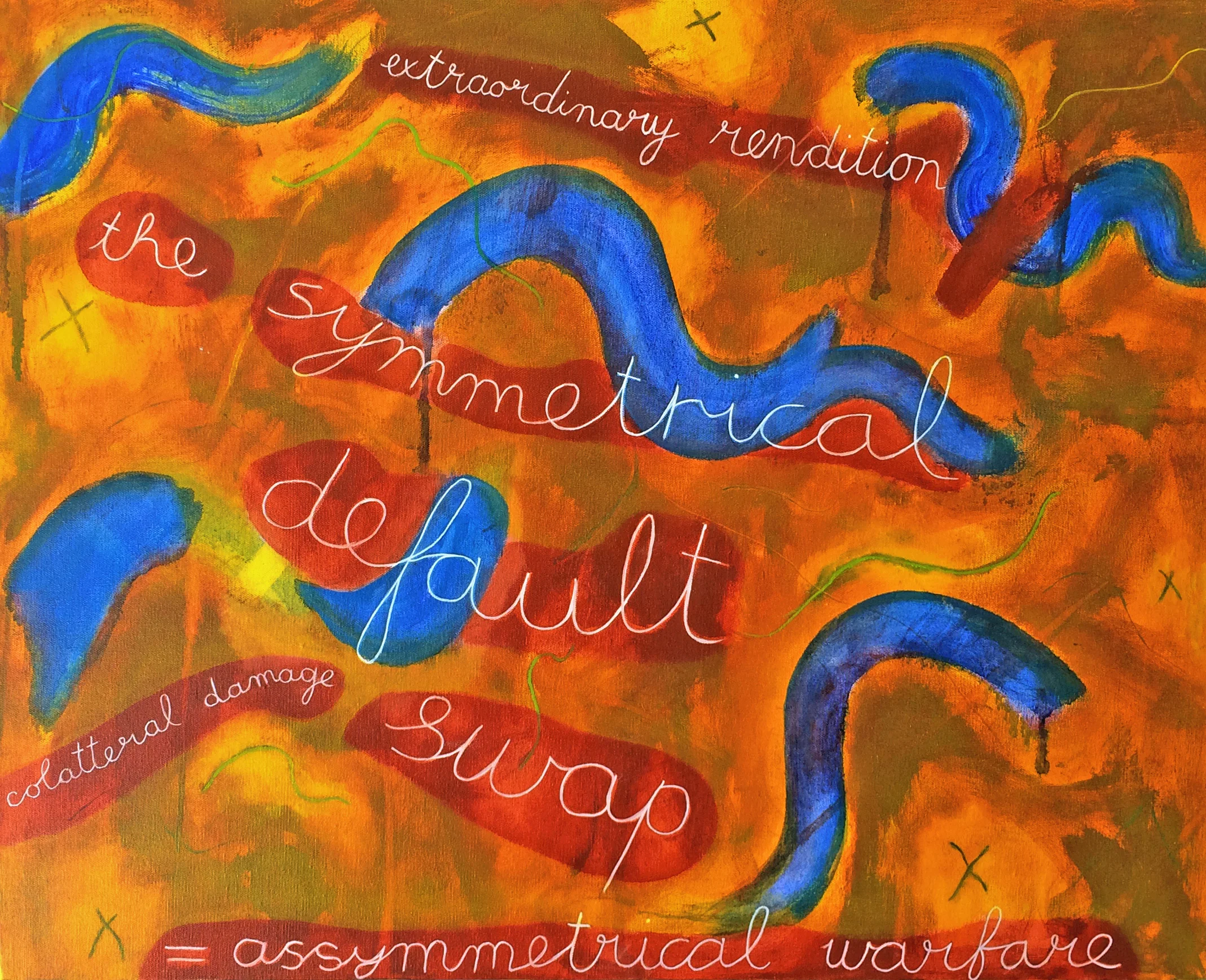 Extraordinary Rendition (2011), 24 x 30 in, oil on canvas