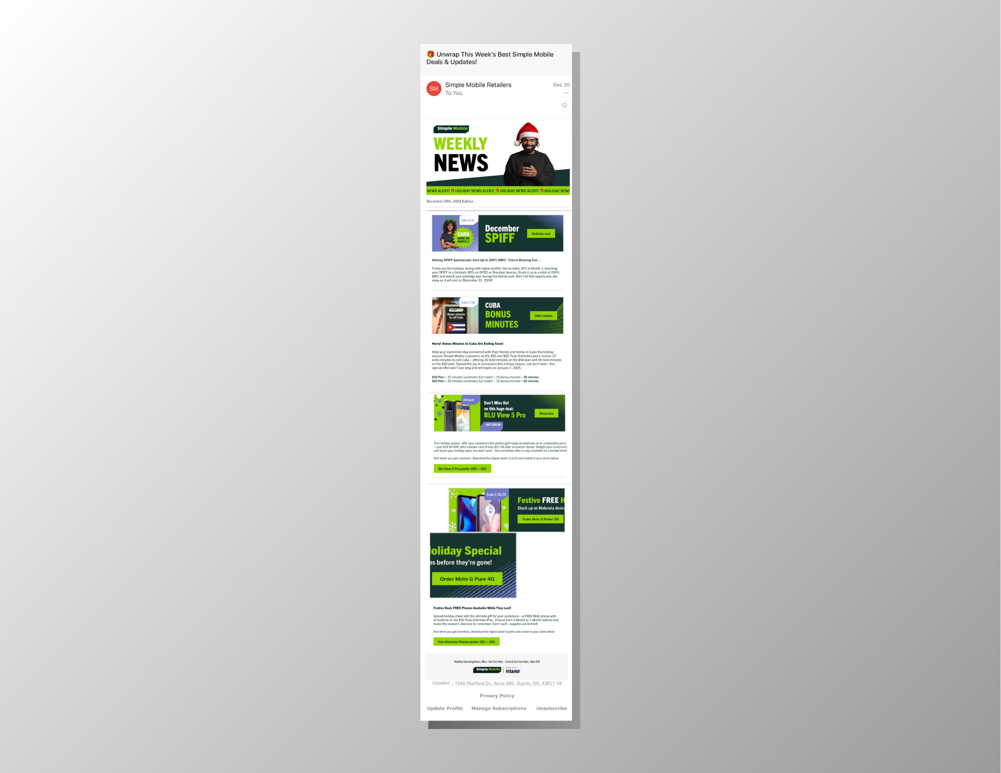 Email Newsletters