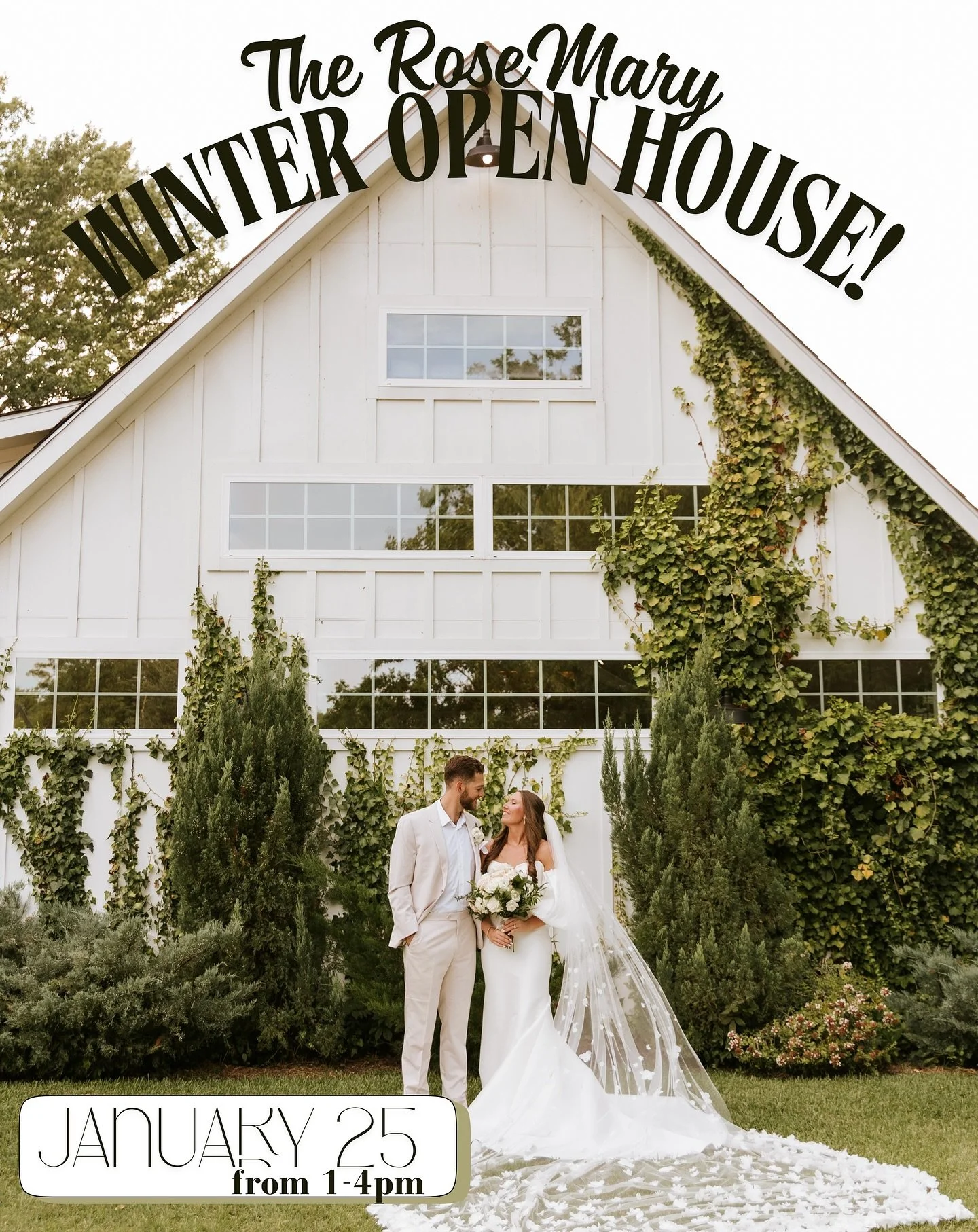 It&rsquo;s that time again! Who will we see at our winter open house? ❄️🤍

Come meet wonderful vendors while enjoying sips and snacks from some of our favorites! 🥂🧁

Vendors photographed:
Photography @ivoryoaksphoto
Planning @emeraldandivyweddings