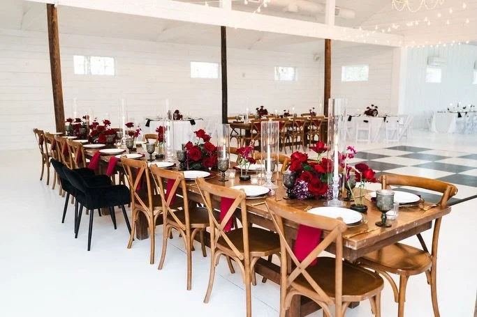 We are still obsessing over these details ❤️🌹

Photography @gingersnapstudios
Planner @emeraldandivyweddings
DJ/dancefloor @7cannonsentertainment
Reception florals @hautepoppiesfloral
Rentals @fivestareventservices

#bridesofnorthtexas #theknottexas