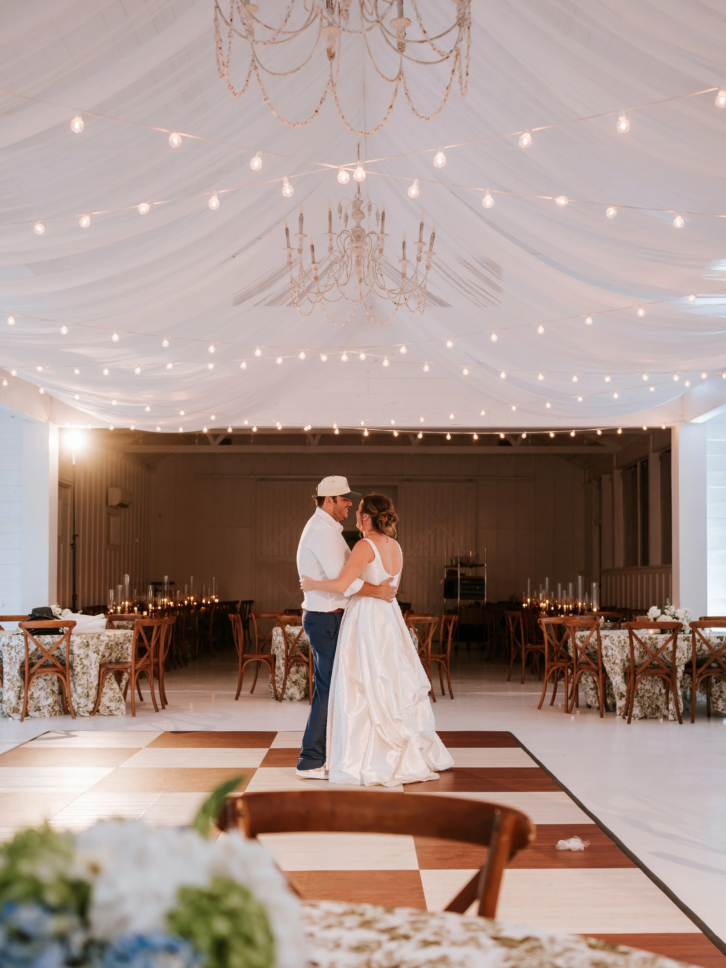 The most stunning private last dance 🤍

Photography @ivoryoaksphoto 
Planner/Drapes @emeraldandivyweddings 
Florist @hautepoppiesfloral 
HAMU @roseandsagehairandmakeup 
Content creator @contentbykori 
Catering @fivestareventservices 
Bartending @hdl