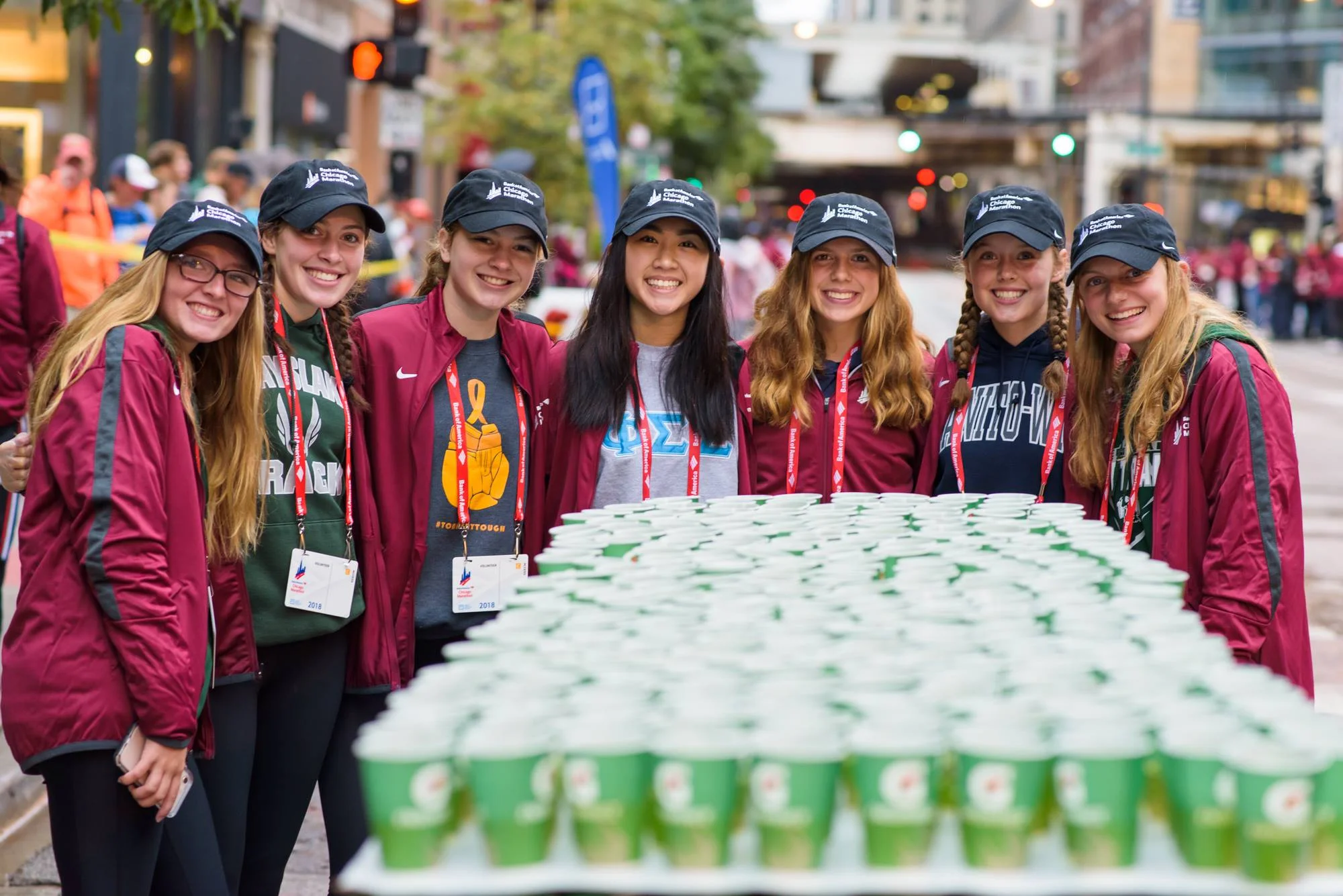 2024 Shamrock Shuffle 8k Aid Station 02 Volunteers