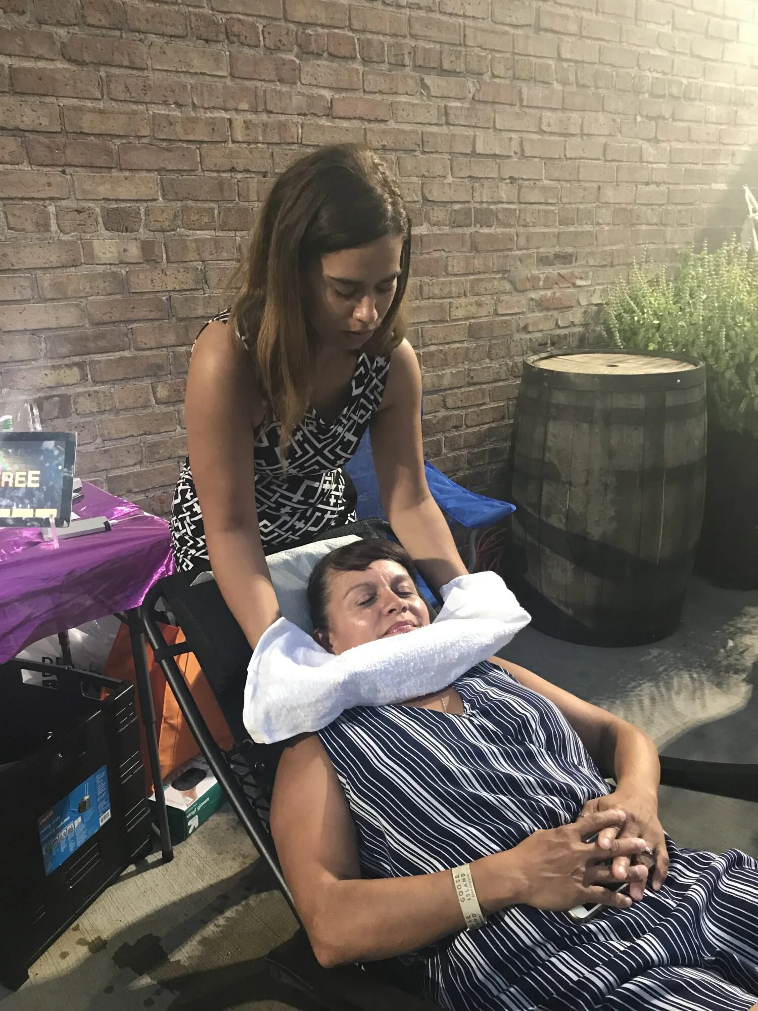 Frances Vera at work