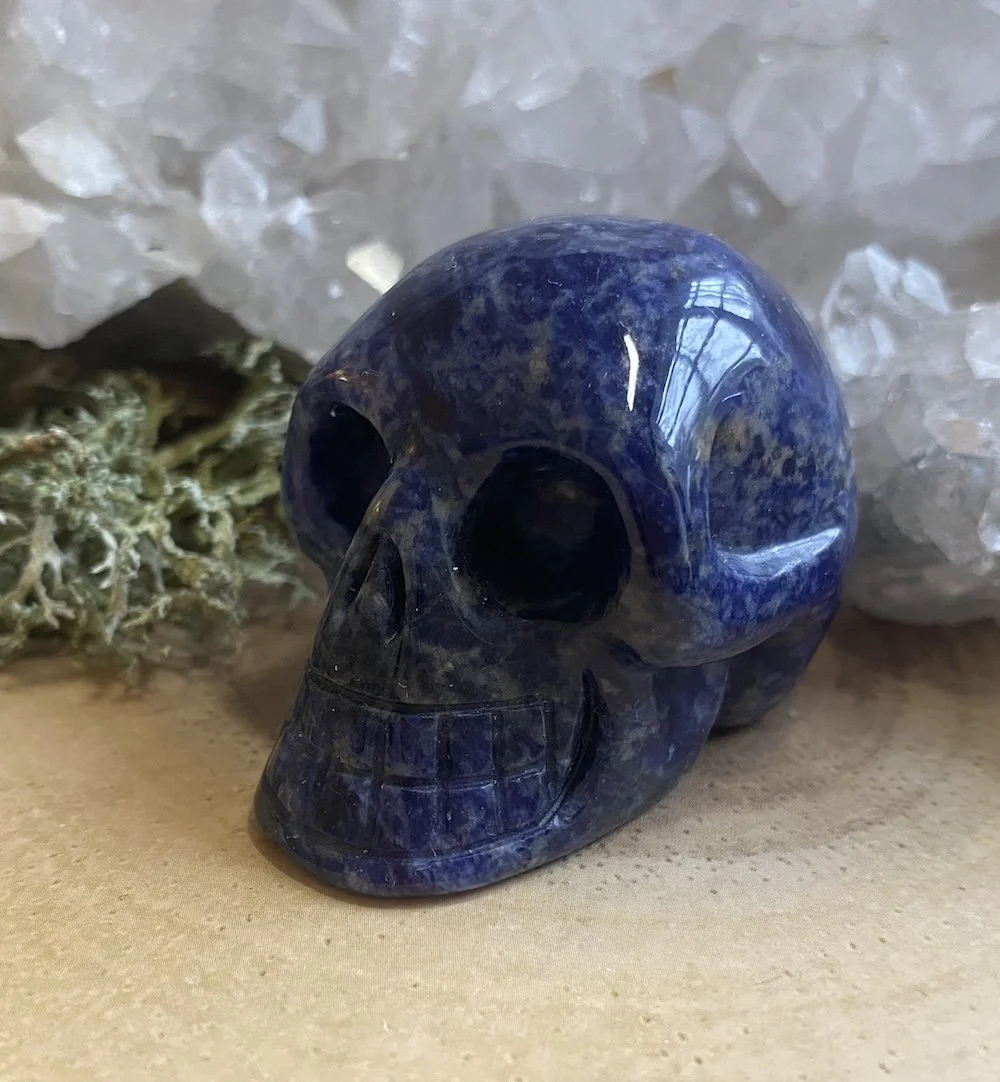 Sodalite Skull