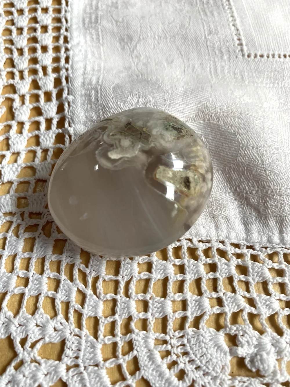 Flower Agate Pebble 7