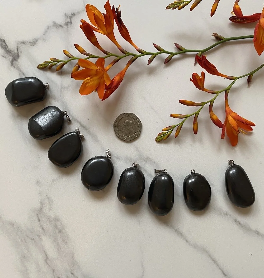 Shungite pendants6.JPG