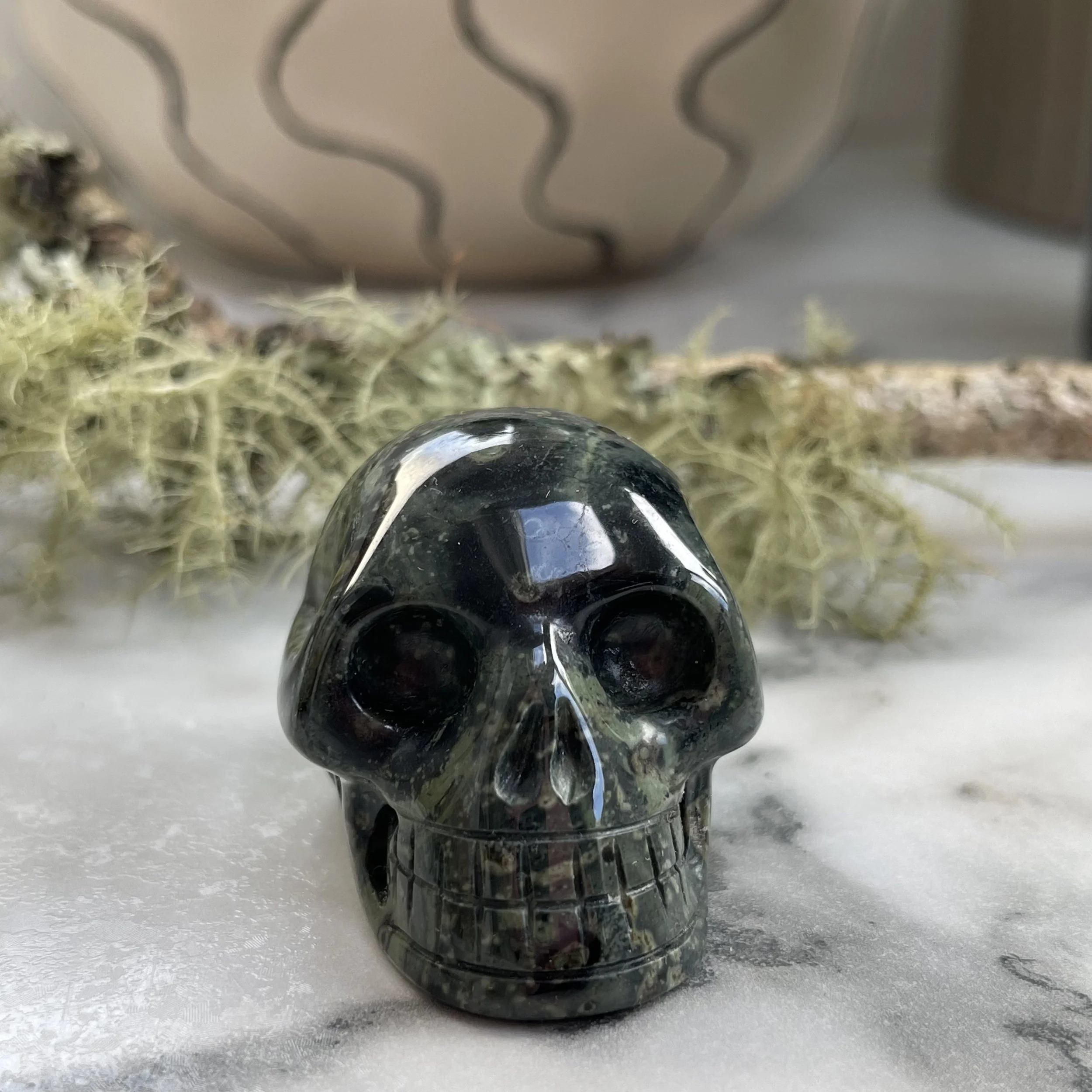 Kambaba Jasper Skull 1