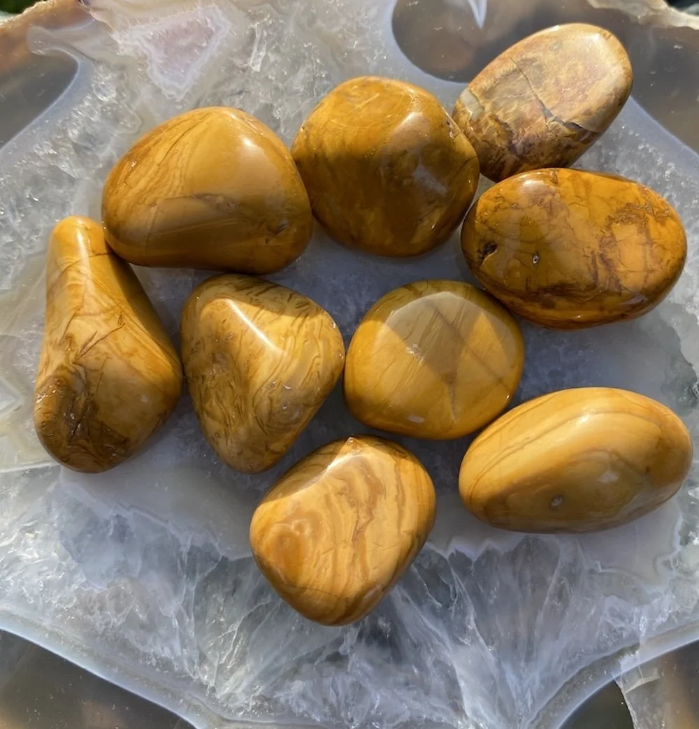 Yellow Jasper Tumblestones medium large